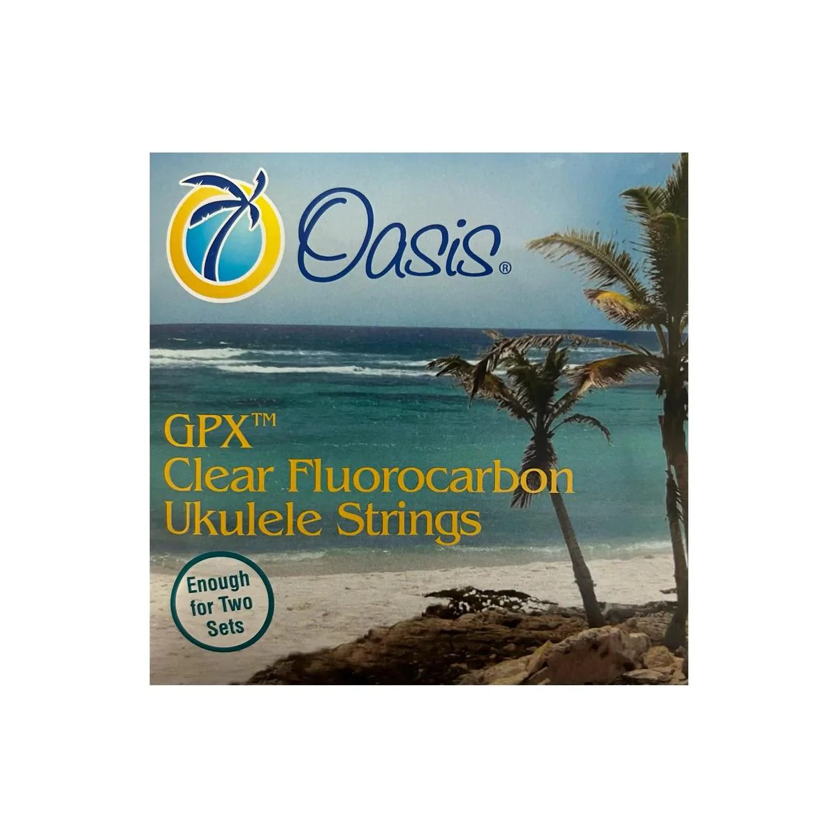 Oasis GPX UKE-8101F Warm Clear Fluorocarbon Tenor Ukulele Strings - Unwound Low G