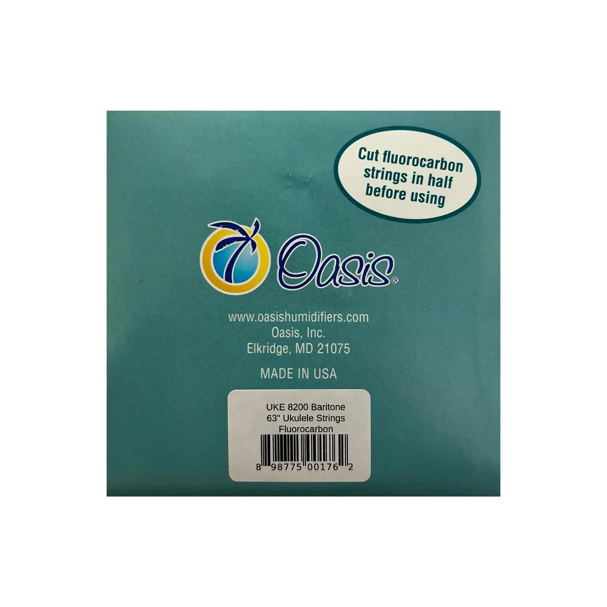 Oasis GPX UKE-8200B Clear Fluorocarbon Baritone Ukulele Strings - Unwound Low D - Image 2