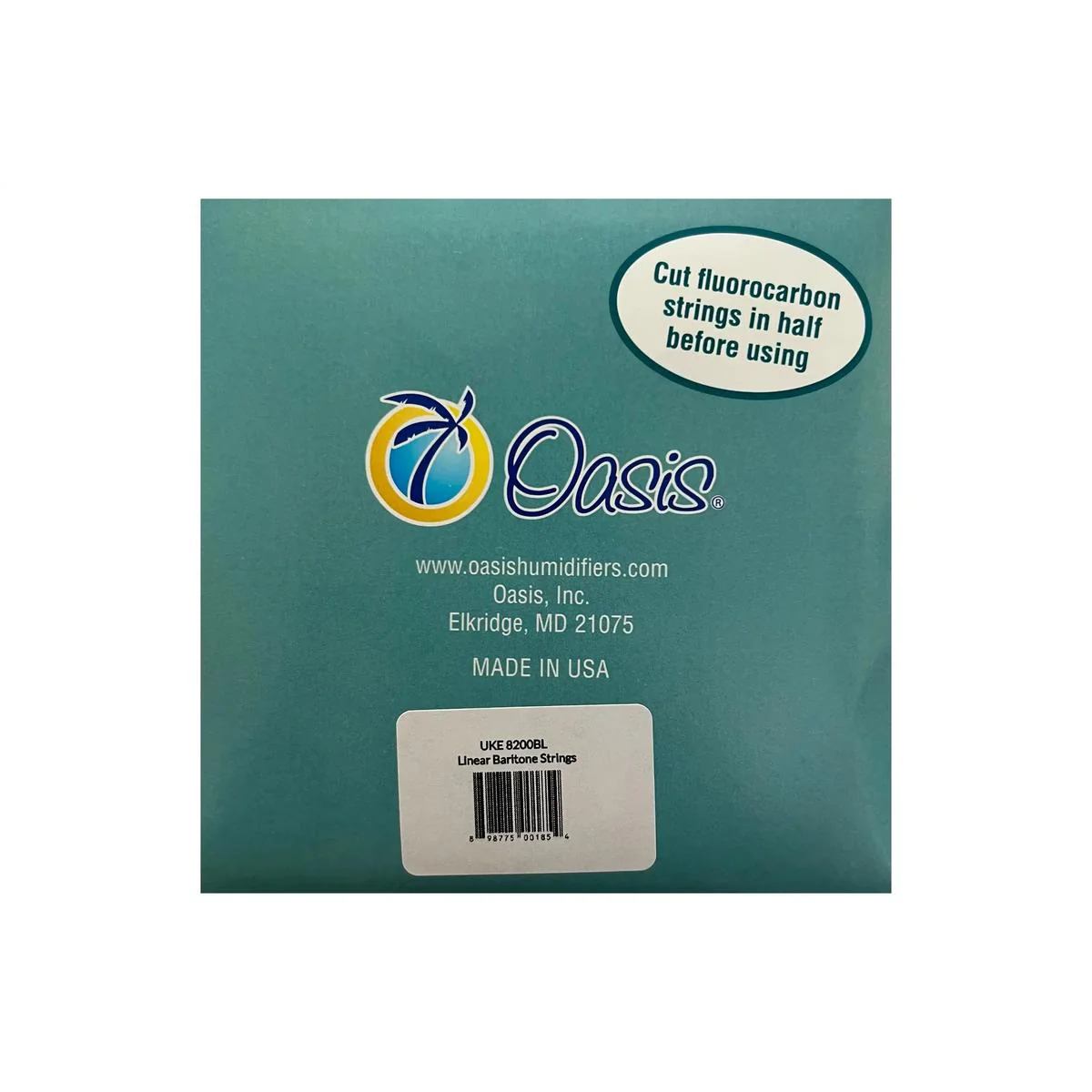 Oasis GPX UKE-8200BL Linear Fluorocarbon Baritone Ukulele Strings - Wound 3rd & 4th Strings - Image 2