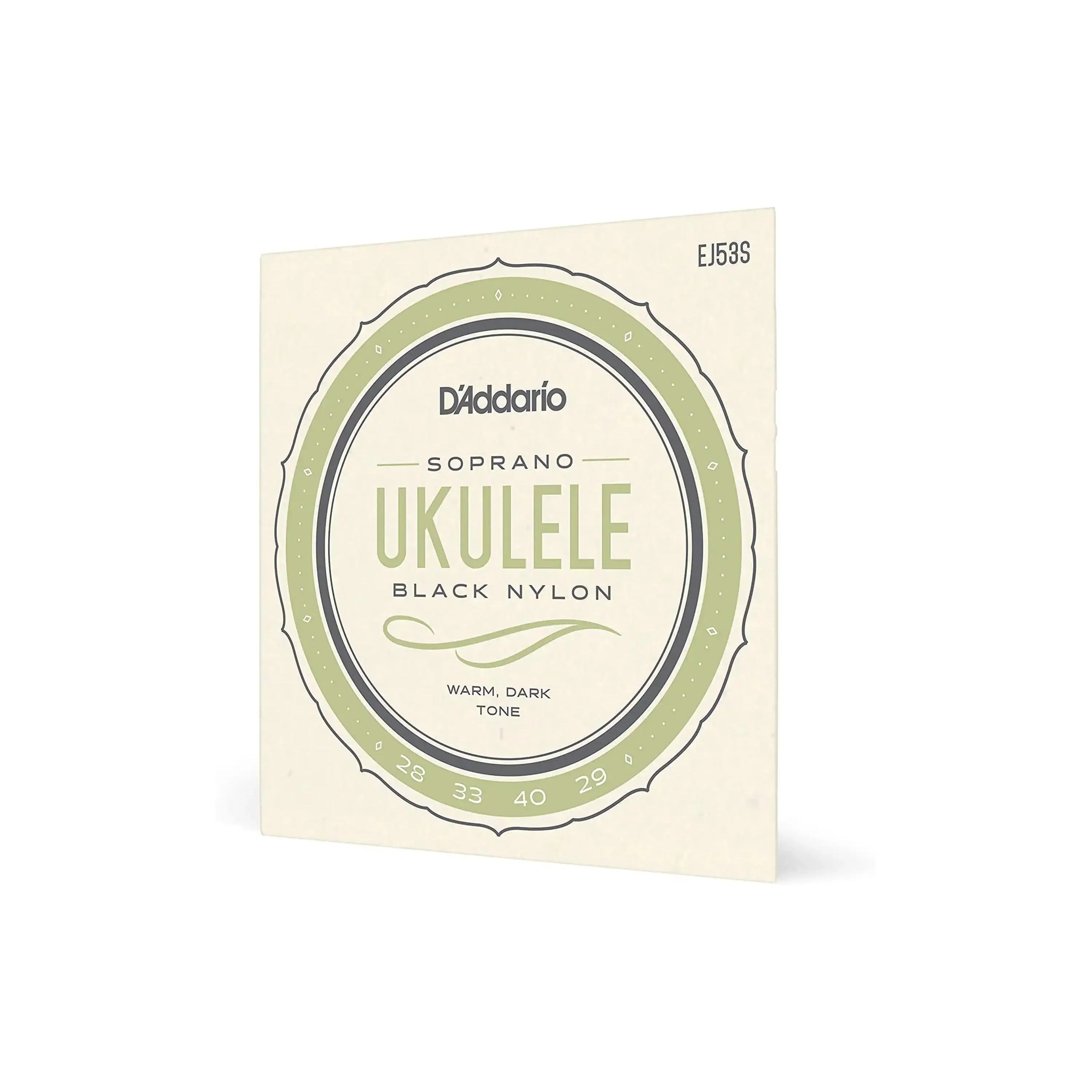 D'Addario EJ53S Black Nylon Ukulele Strings Soprano HIGH G - Image 3