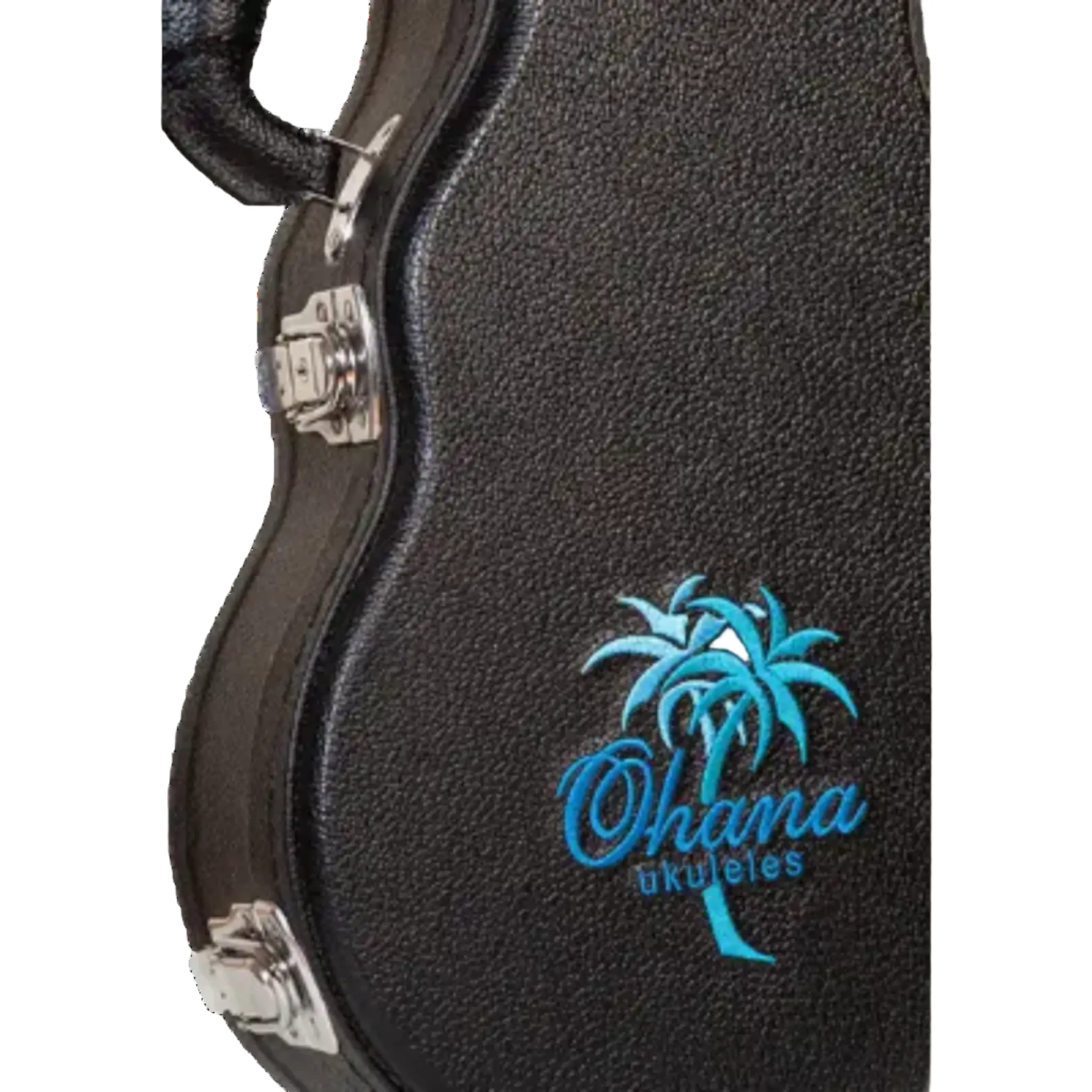 Ohana BEM-21 Black Soprano Ukulele Hardshell Case - Image 3