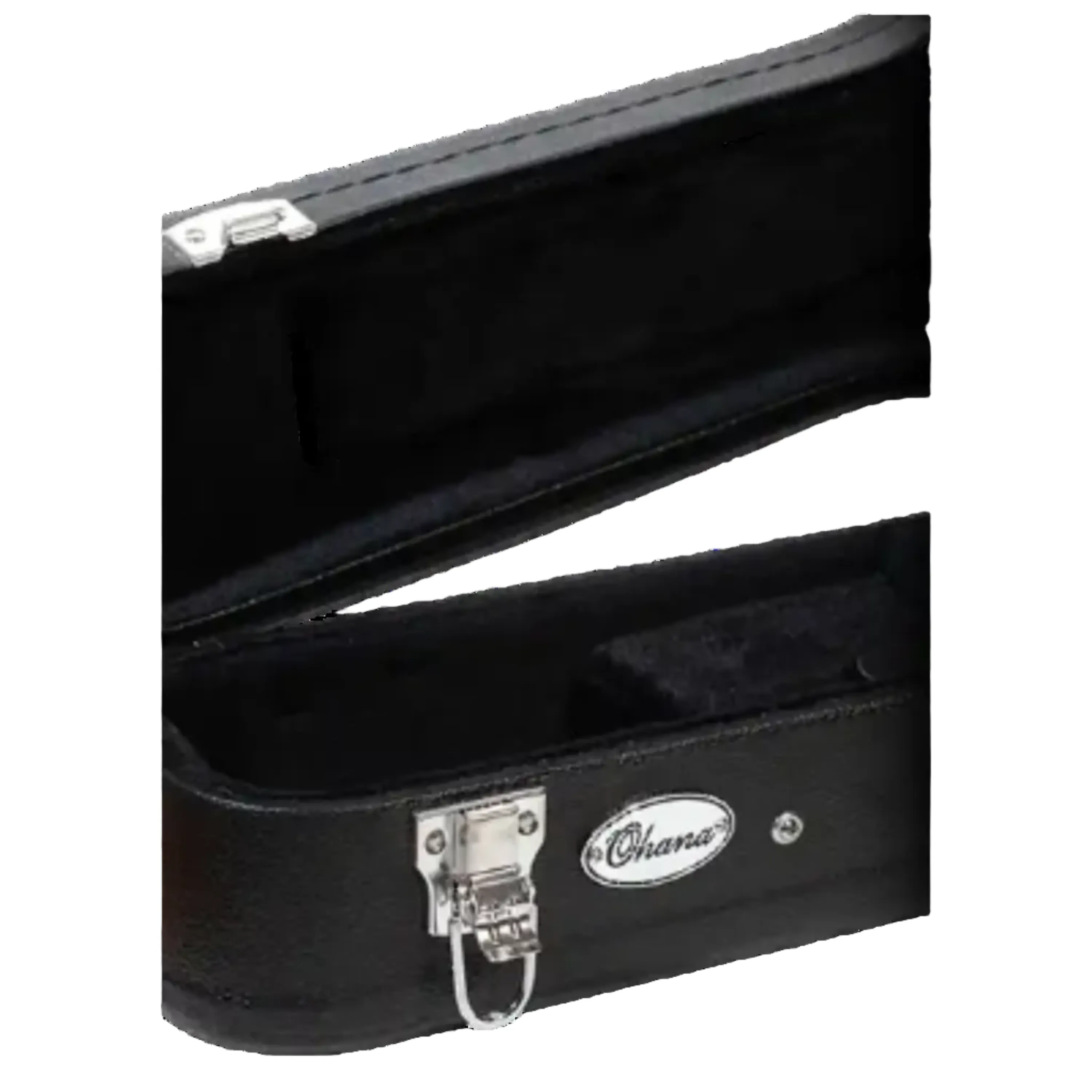 Ohana BEM-21 Black Soprano Ukulele Hardshell Case - Image 4