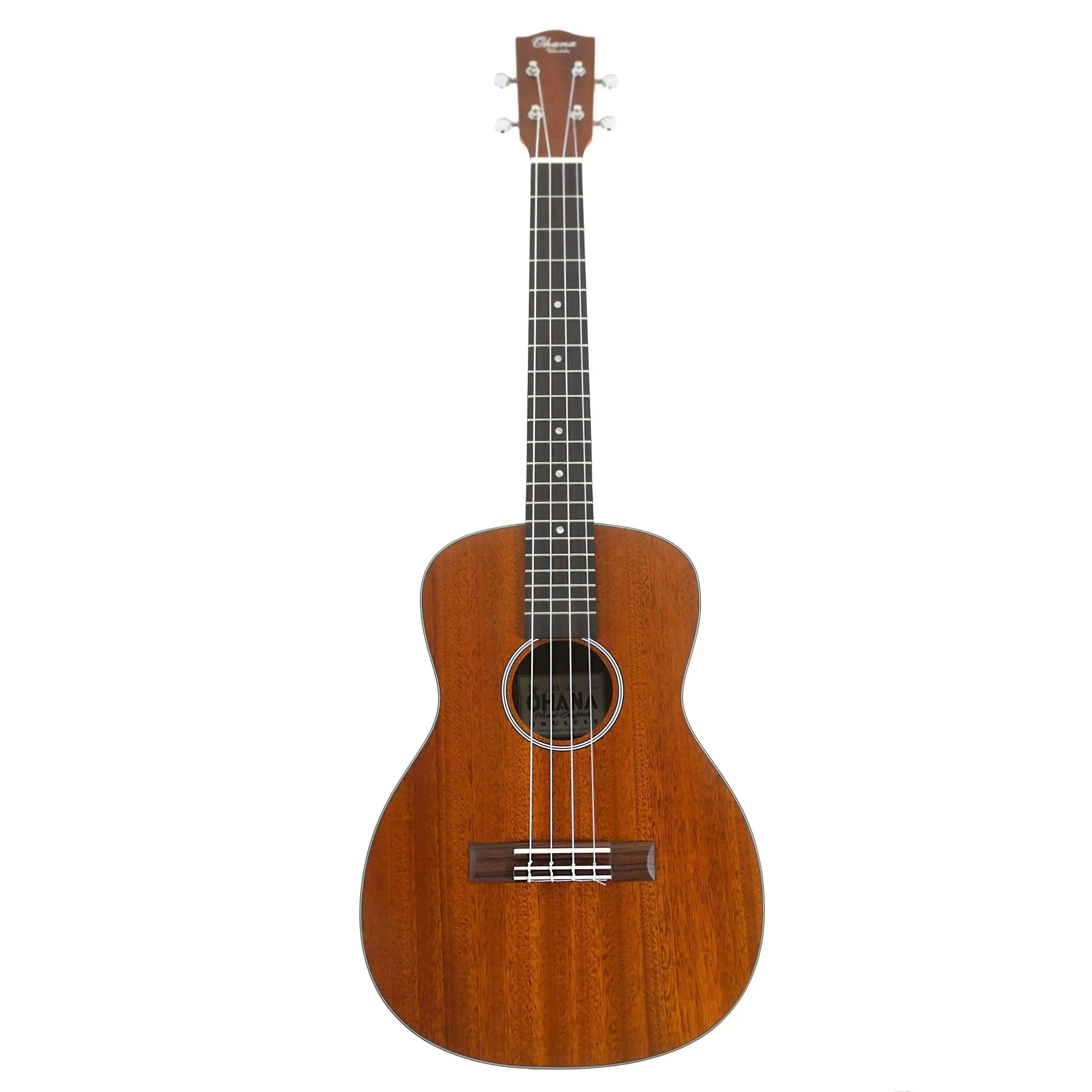 Ohana BK-20 Solid Mahogany Top Baritone Ukulele - Image 4