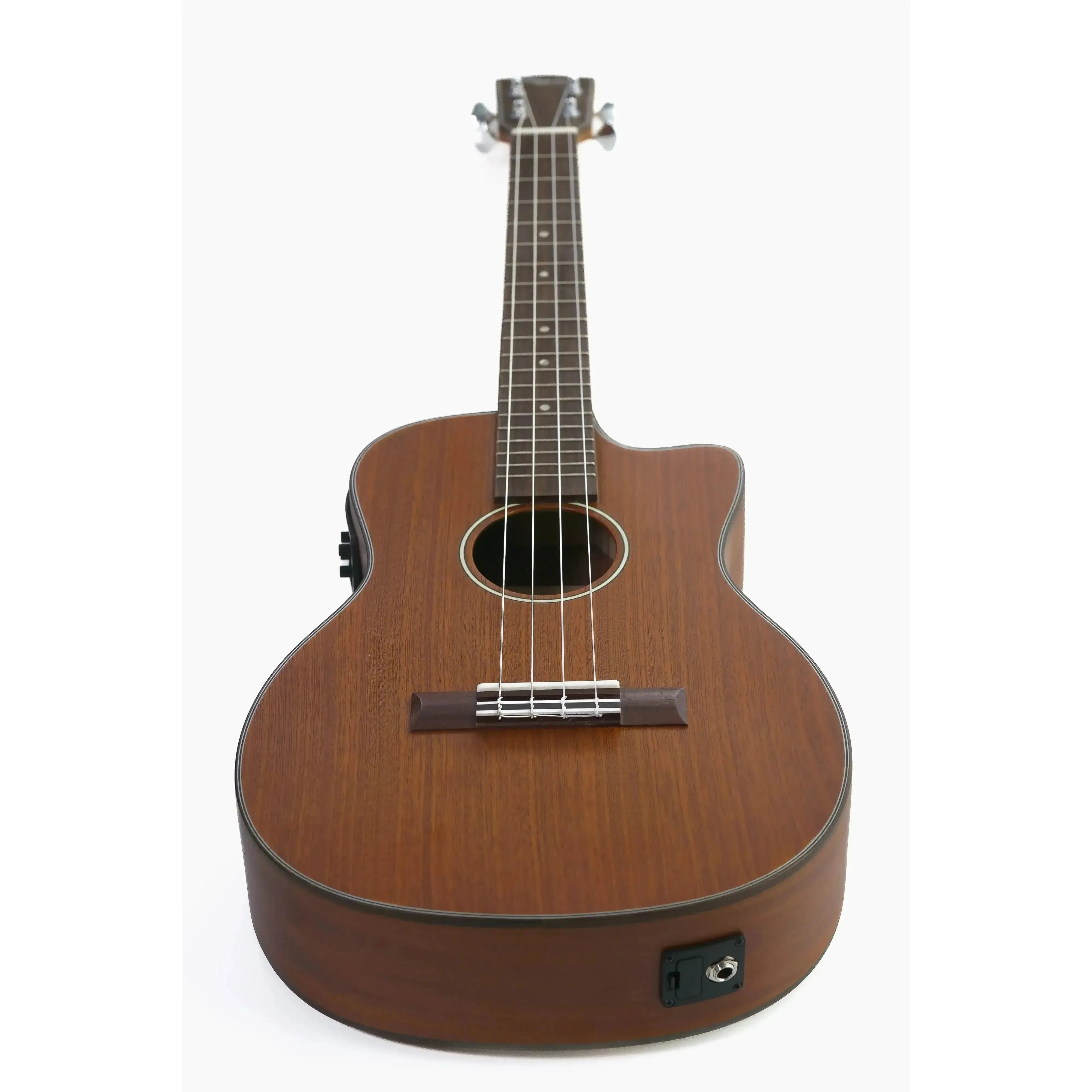 Ohana BK-35CE Solid Mahogany Baritone Ukulele w/ Pickup - Image 4