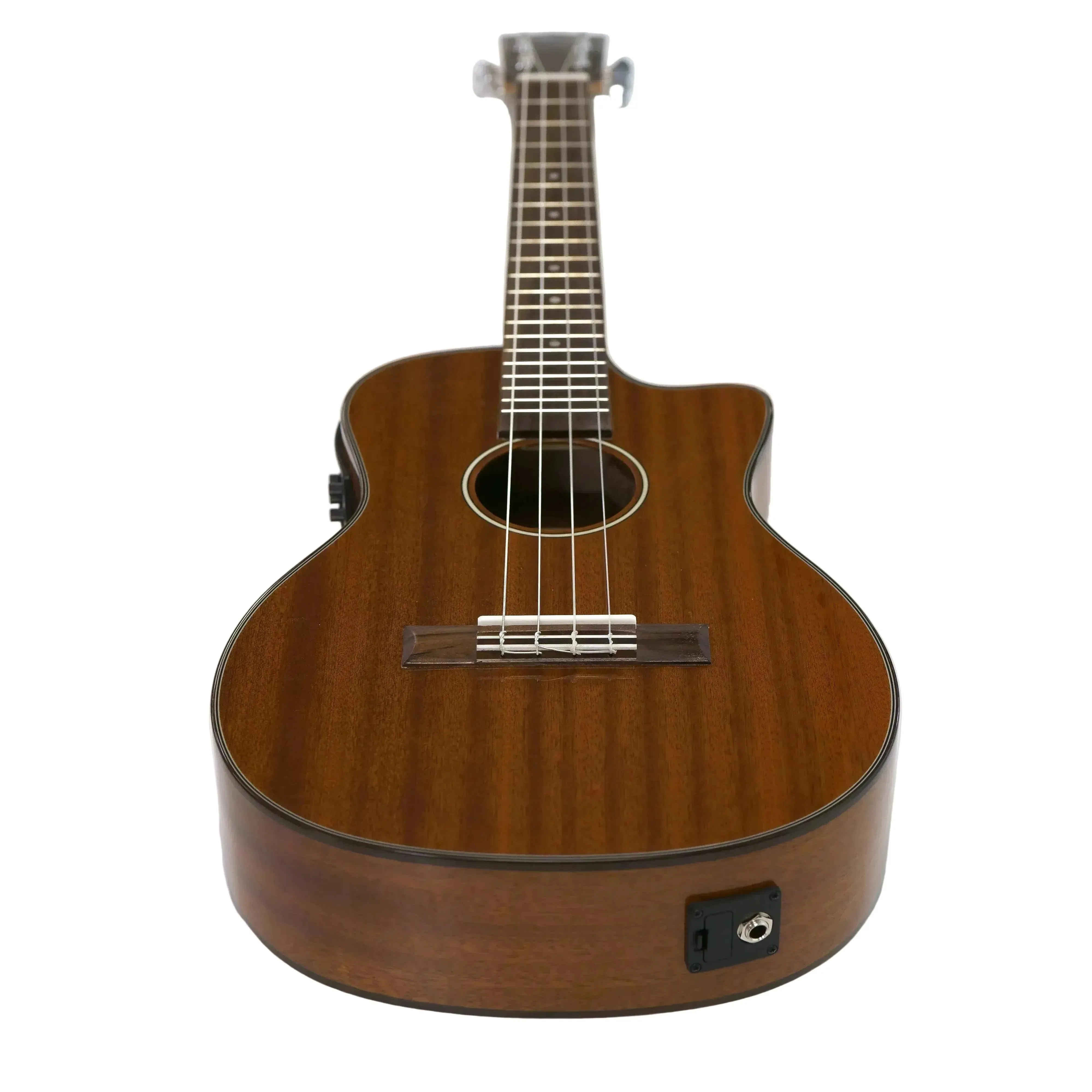 Ohana BK-35GCE Solid Mahogany Baritone Ukulele w/ Pickup - Image 5