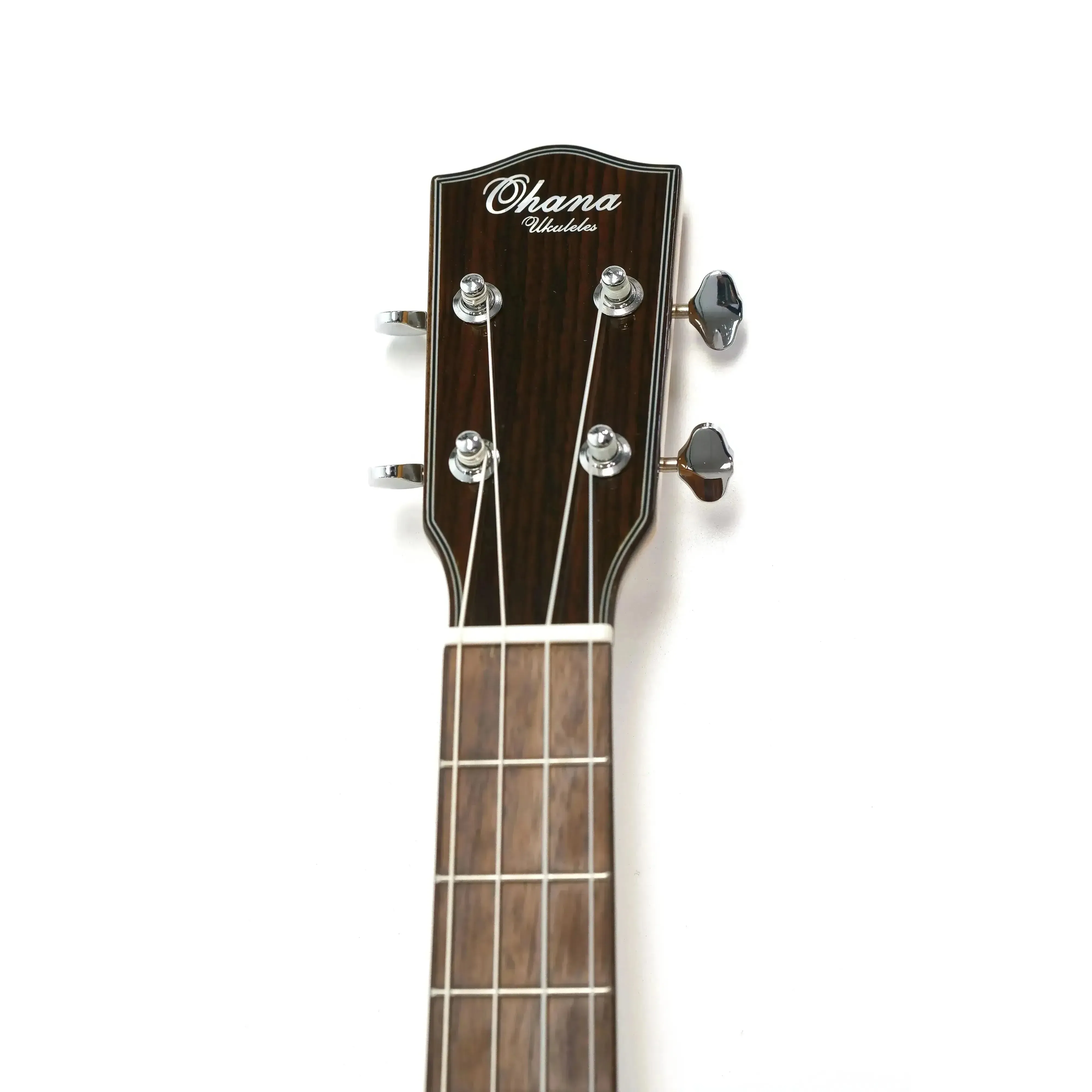 Ohana BK-35GCE Solid Mahogany Baritone Ukulele w/ Pickup - Image 6