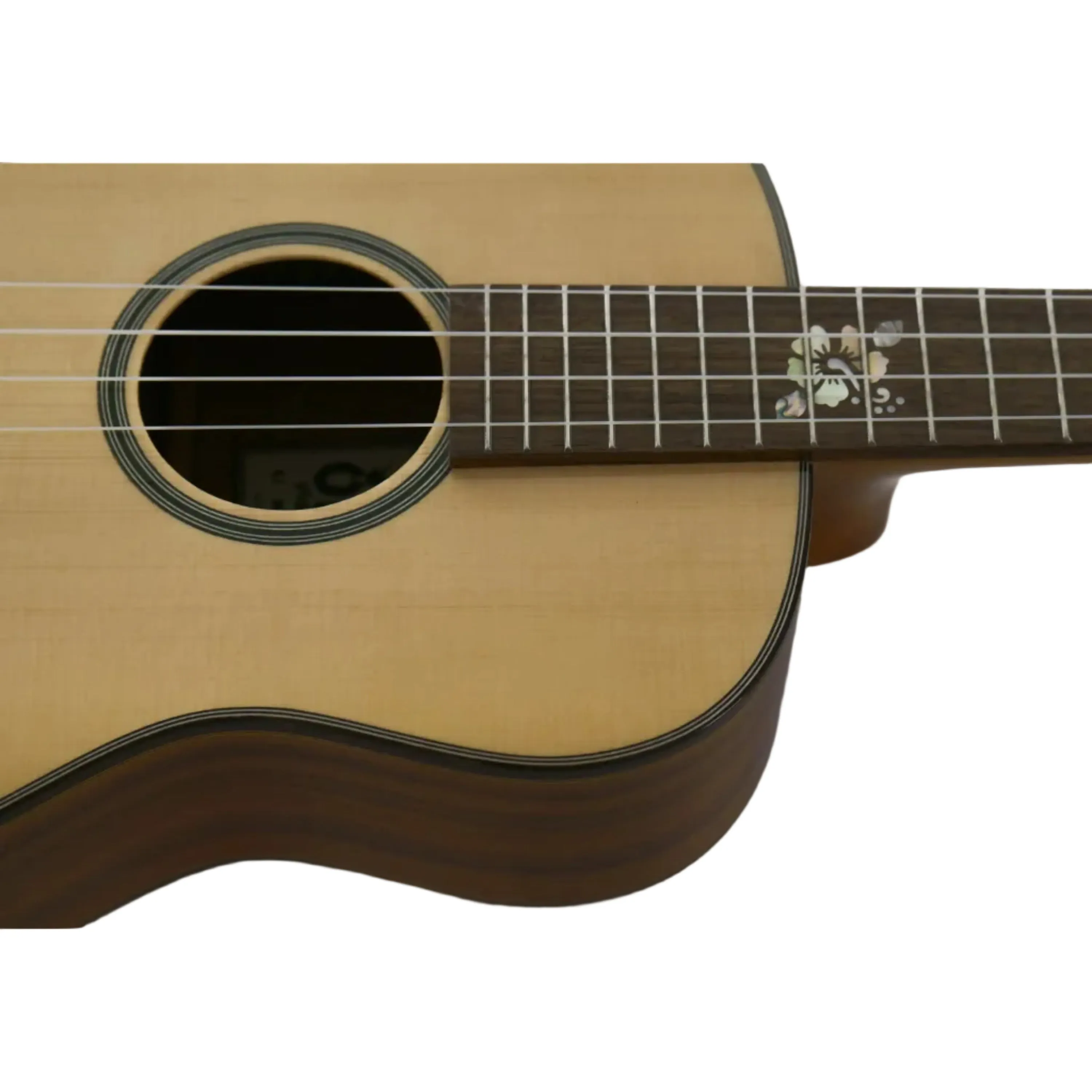 Ohana BKT-250G Spruce Top Tenor Neck Baritone Ukulele - Blem - Image 3