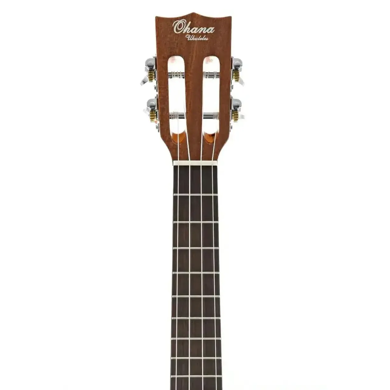 Ohana BKT-70G Solid Spruce Top Baritone Ukulele - Image 4