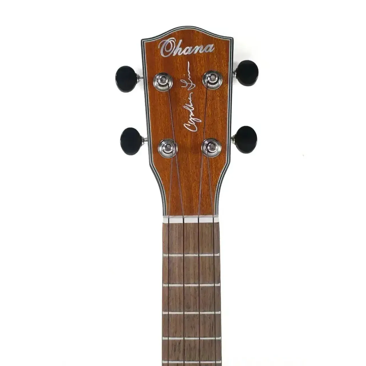 Ohana CK-14E-CL Cynthia Lin Series Concert Ukulele w/ Pickup - Image 6