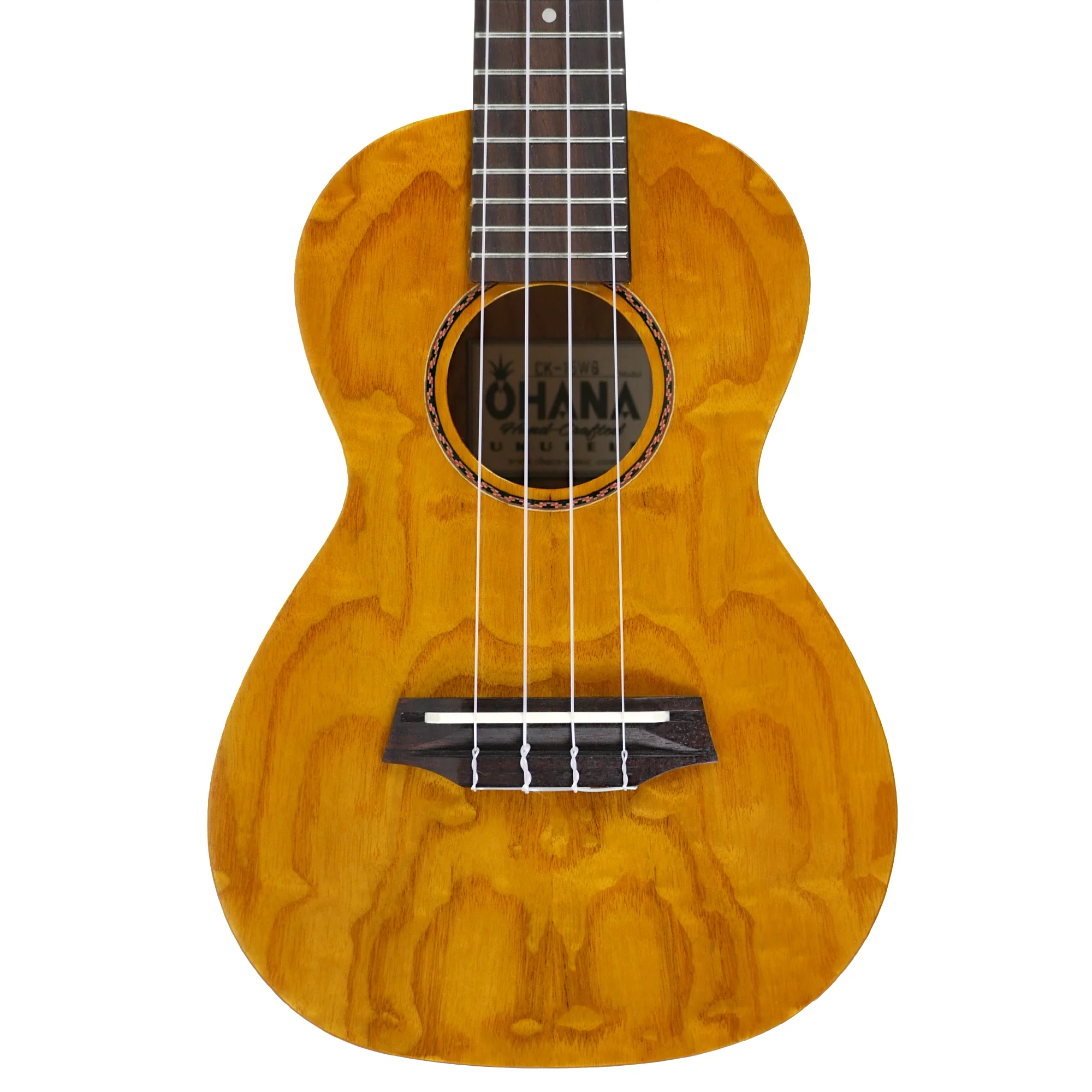 Ohana CK-15WG Gloss Willow Concert Ukulele