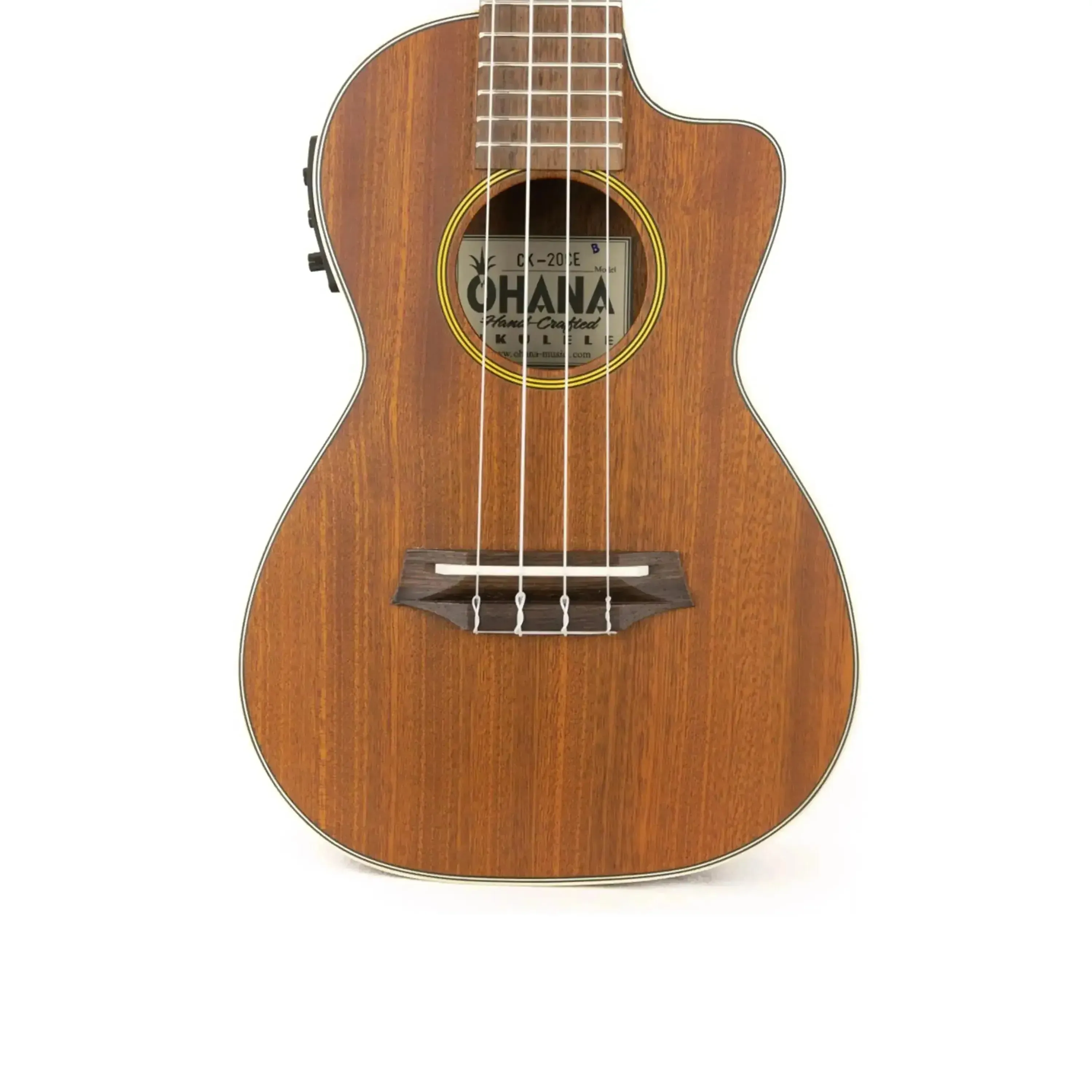 Ohana CK-20CE Mahogany Concert Ukulele w/ Pickup