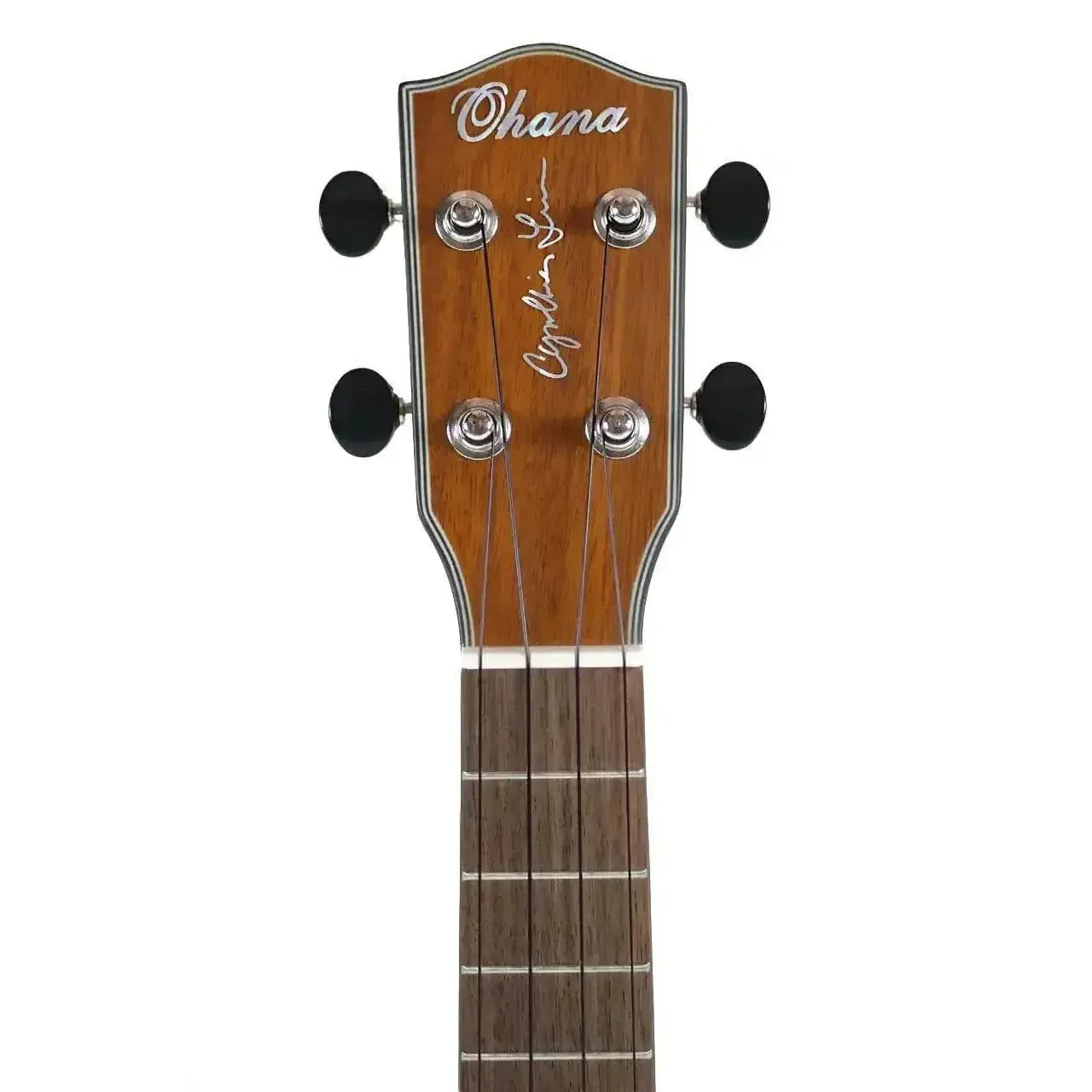 Ohana CK-25CE-CL Cynthia Lin Mahogany Concert Ukulele w/ Pickup - Image 6