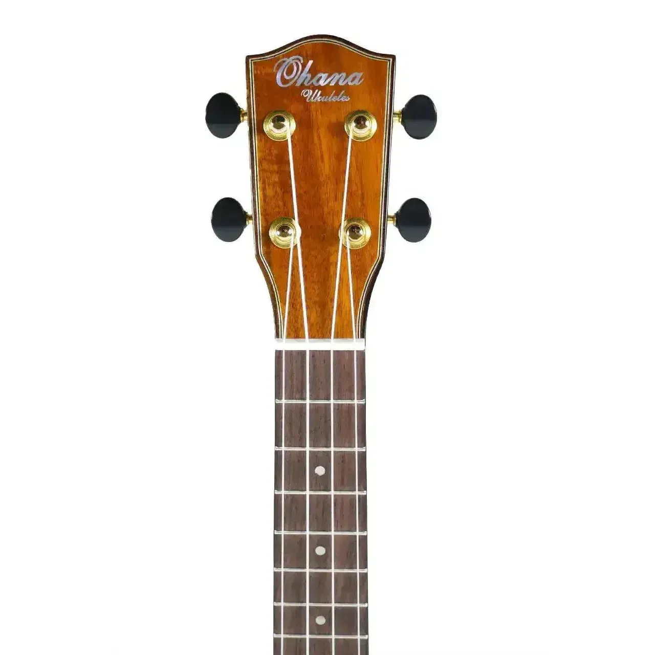 Ohana CK-260G Solid Cedar & Acacia Concert Ukulele - Image 5
