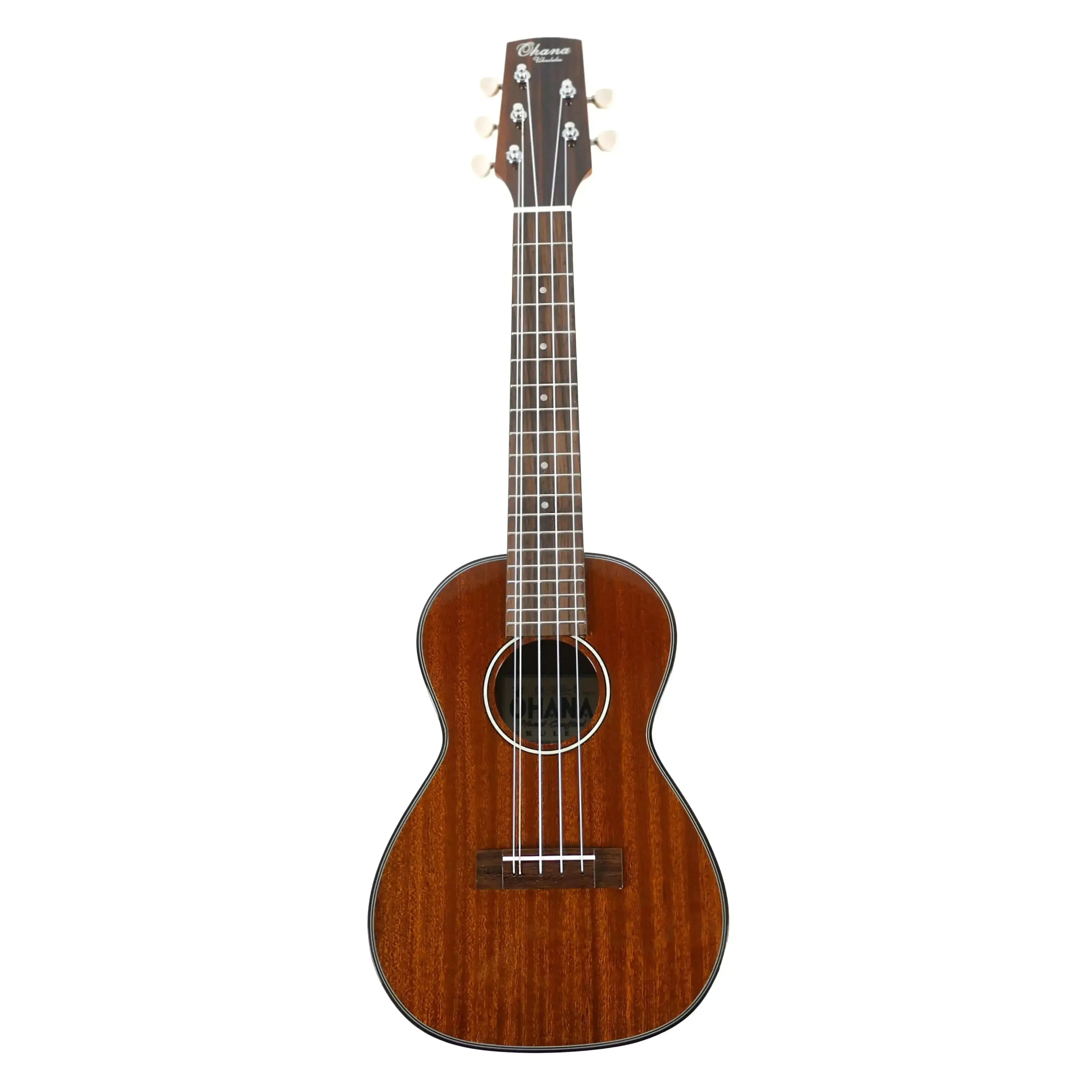 Ohana CK-35G-5 Solid Mahogany 5-String Concert Ukulele - Image 4