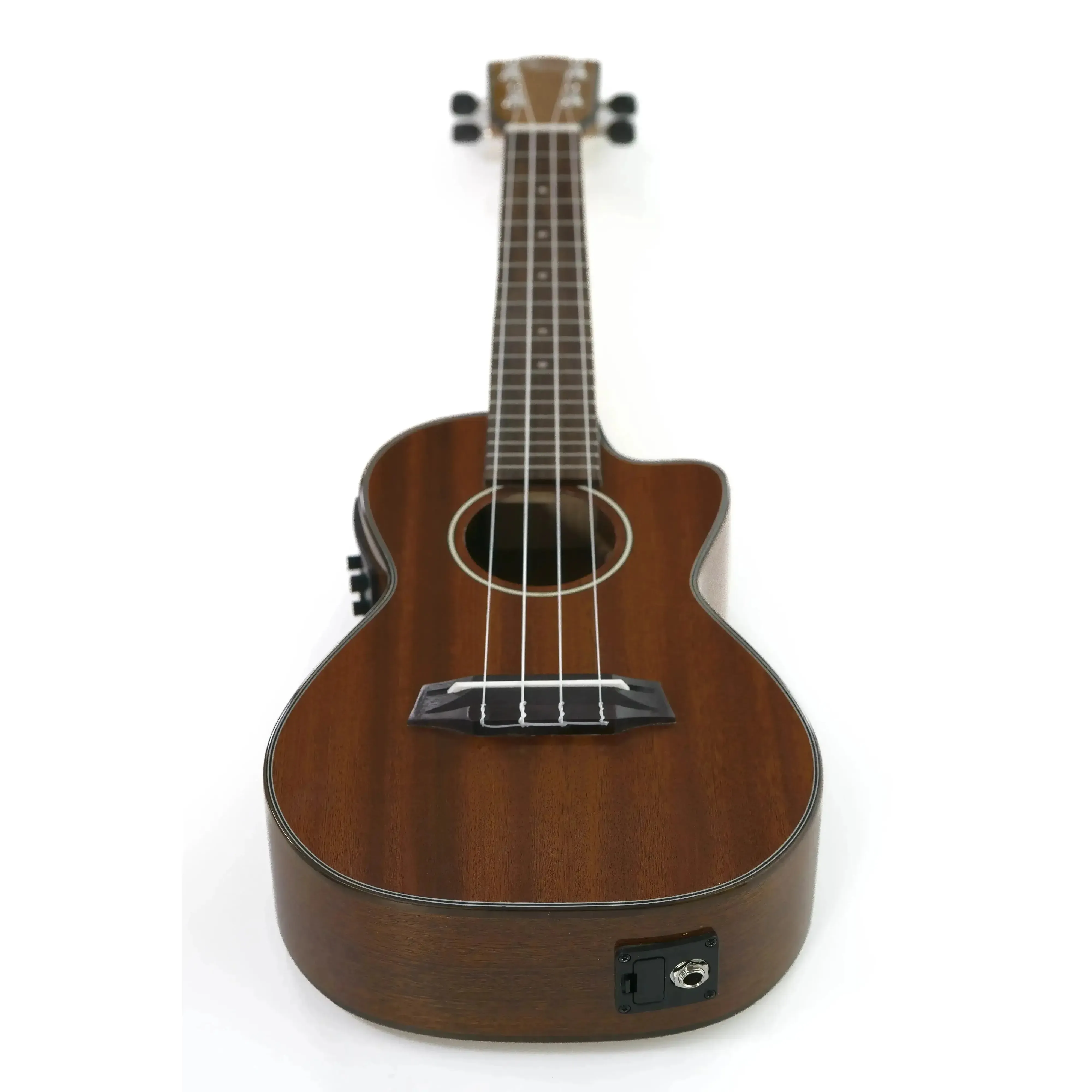Ohana CK-35GCE Solid Mahogany Concert Ukulele w/ Pickup - Image 4
