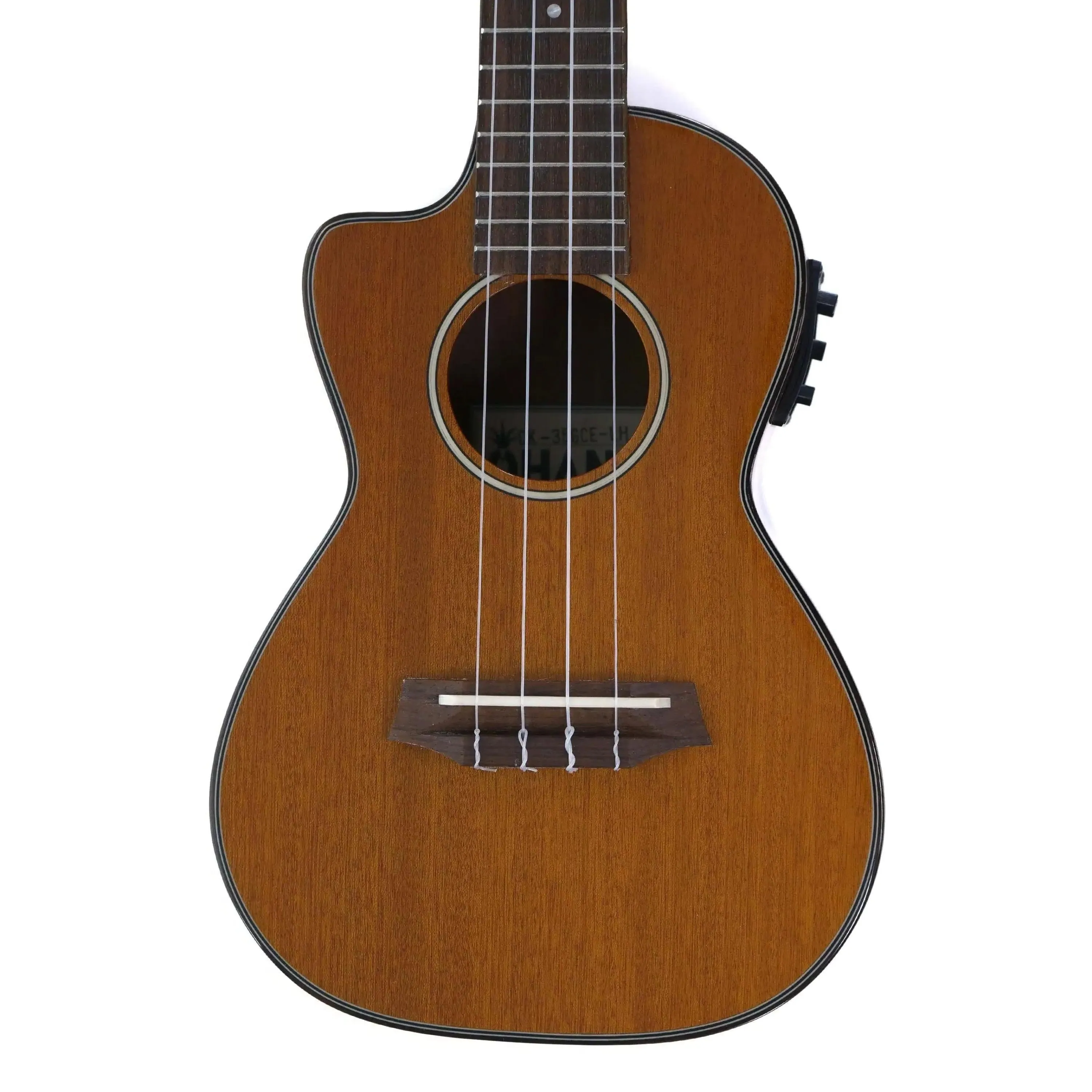 Ohana CK-35GCE-LH Left-Handed Solid Mahogany Concert Ukulele w/ Pickup