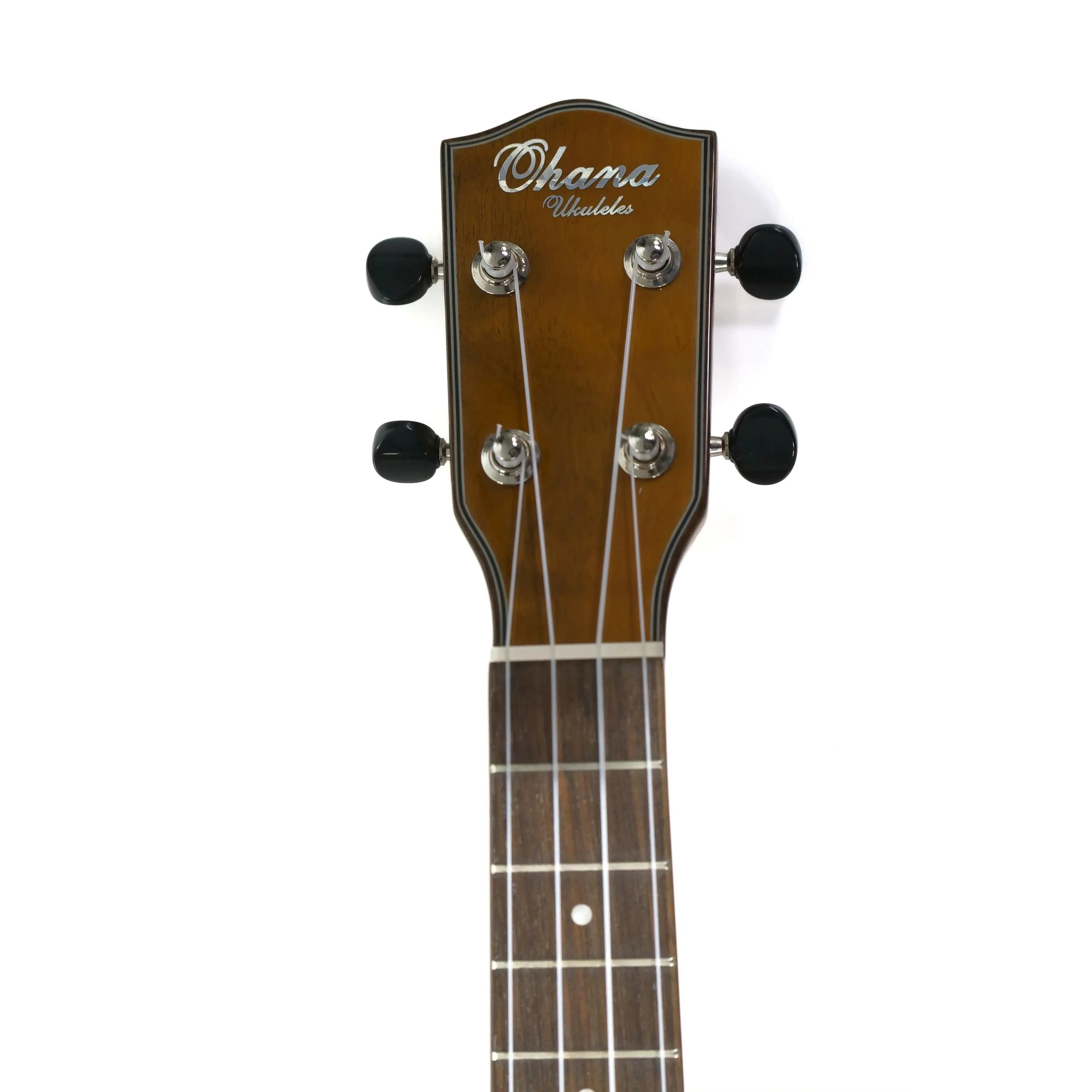 Ohana CK-35GCE-LH Left-Handed Solid Mahogany Concert Ukulele w/ Pickup - Image 5