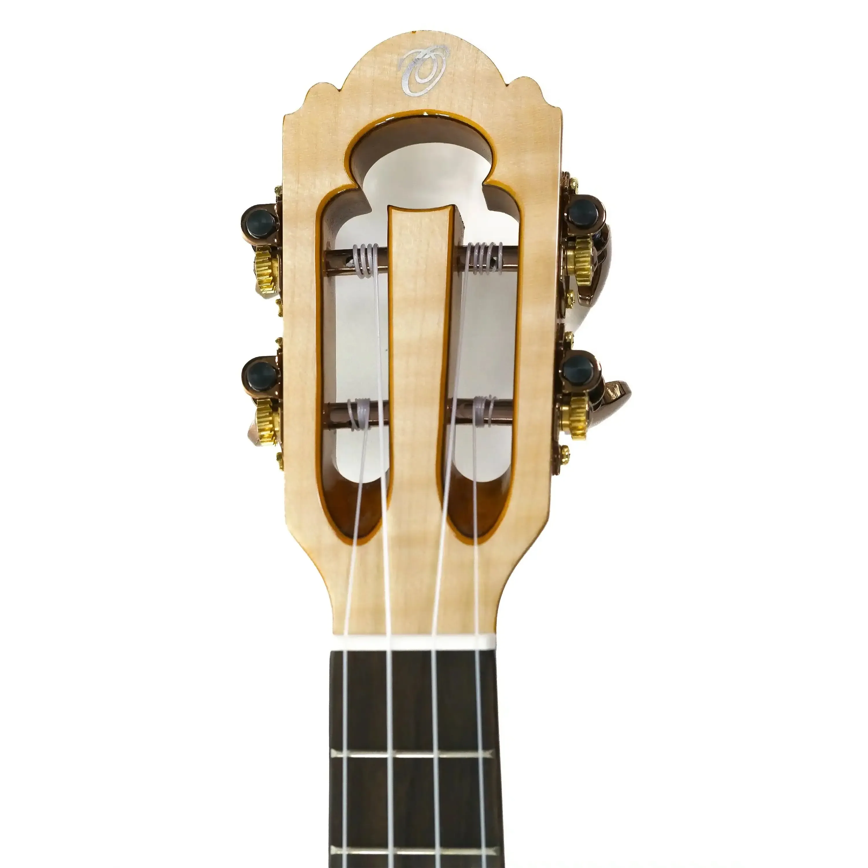 Ohana CK-450QEL Solid Quilted Eucalyptus Concert Ukulele - Image 7