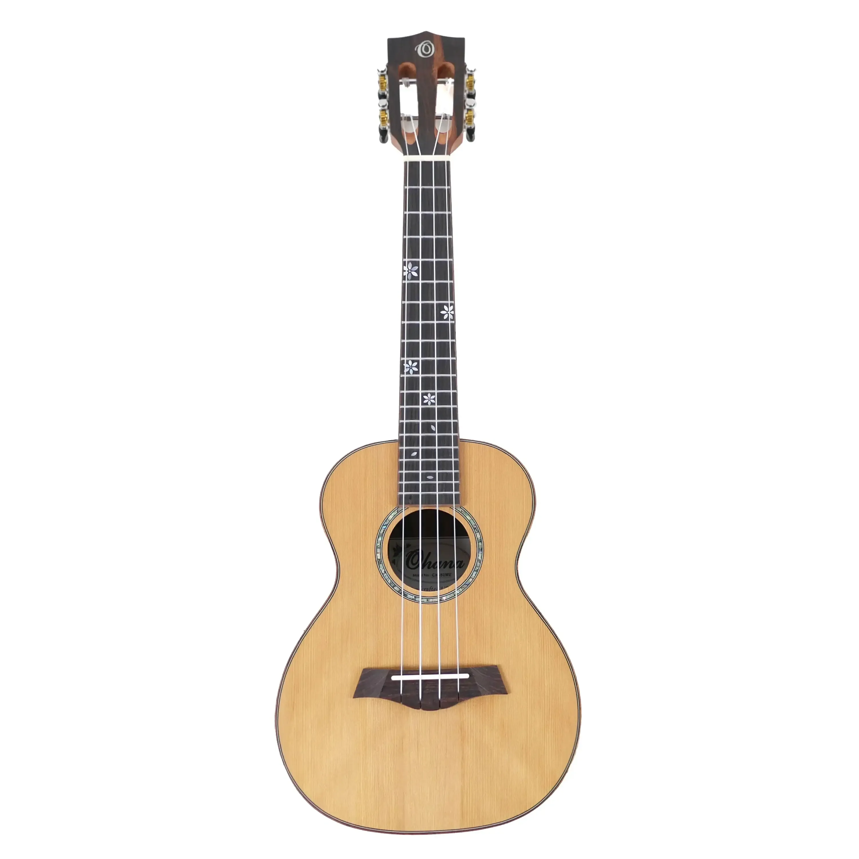 Ohana CK-50ME Macassar Ebony Series Concert Ukulele - Image 4