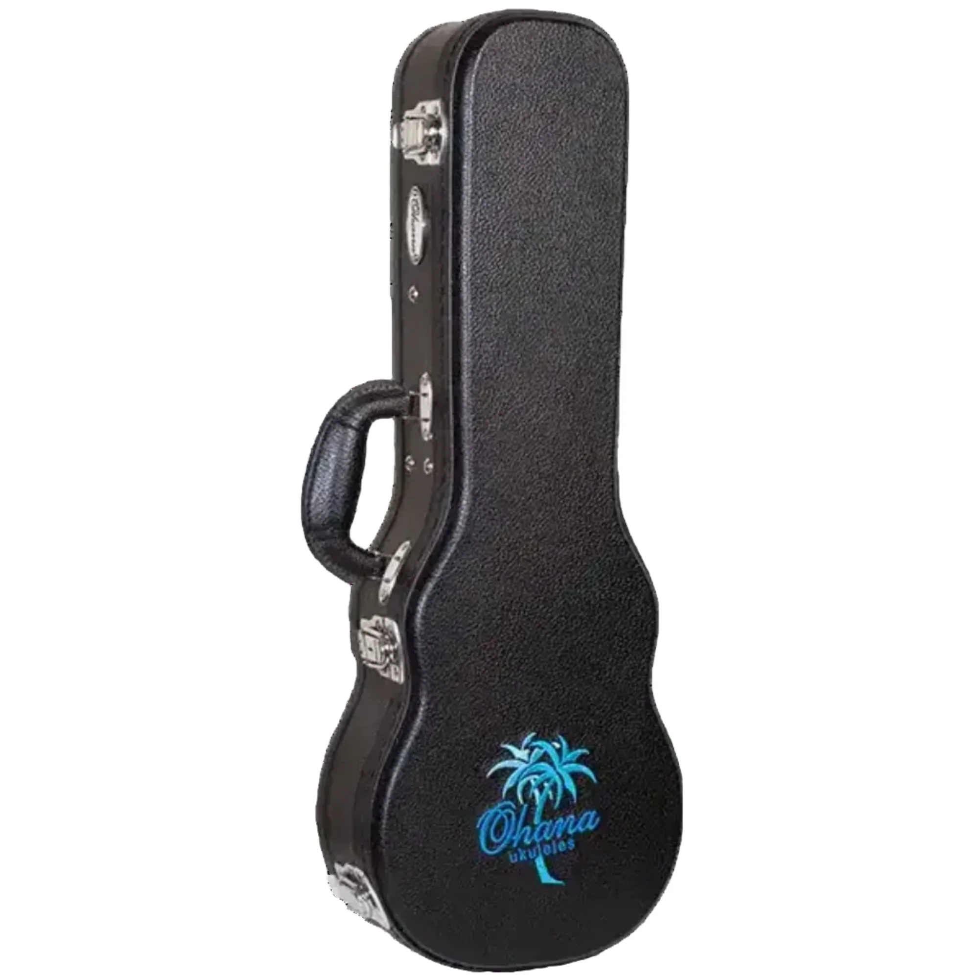 Ohana BEM-24 Black Concert Ukulele Hardshell Case - Image 2
