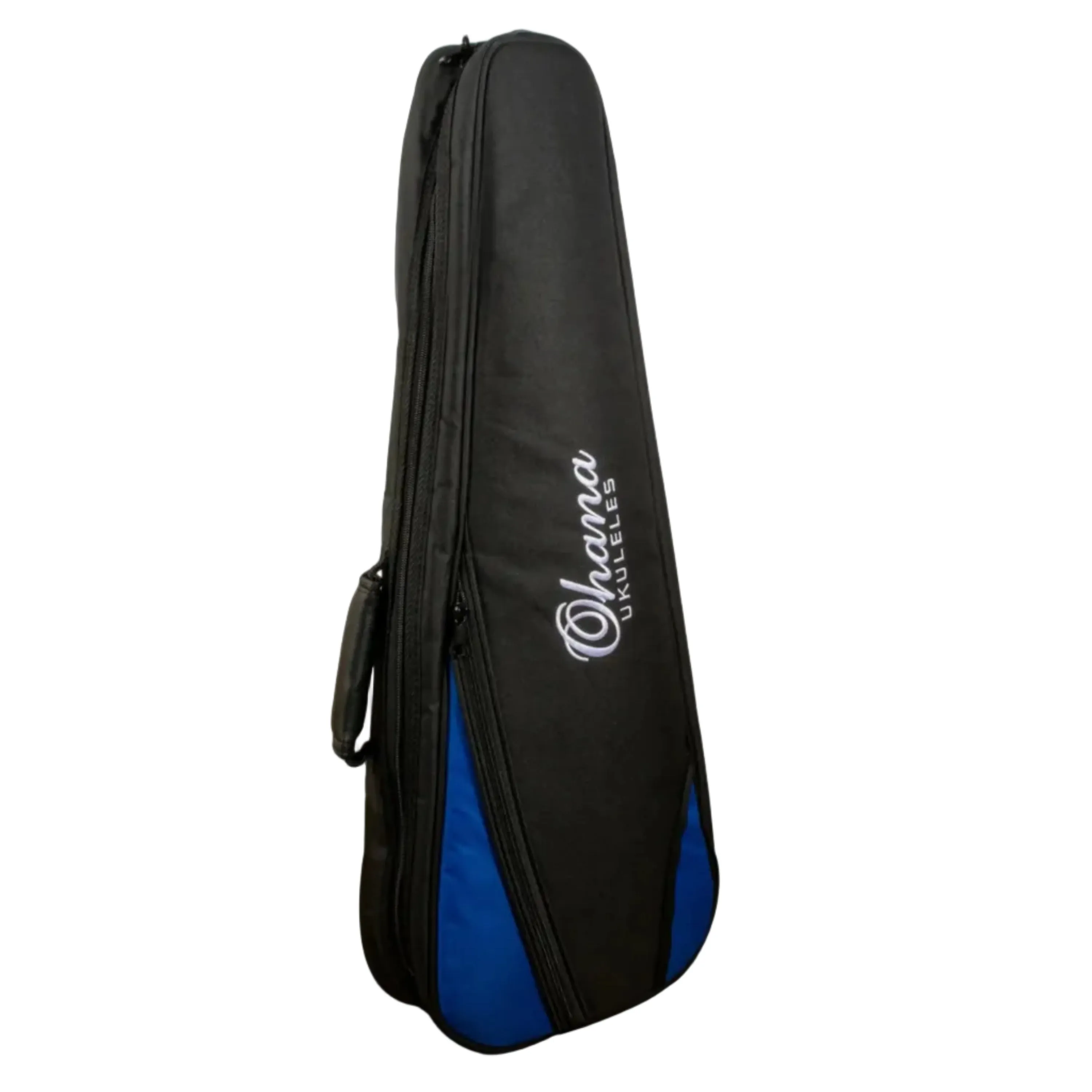 Ohana DB2-27BL Double Deluxe Tenor Ukulele Bag - Holds 2 Tenor Ukuleles - BLUE