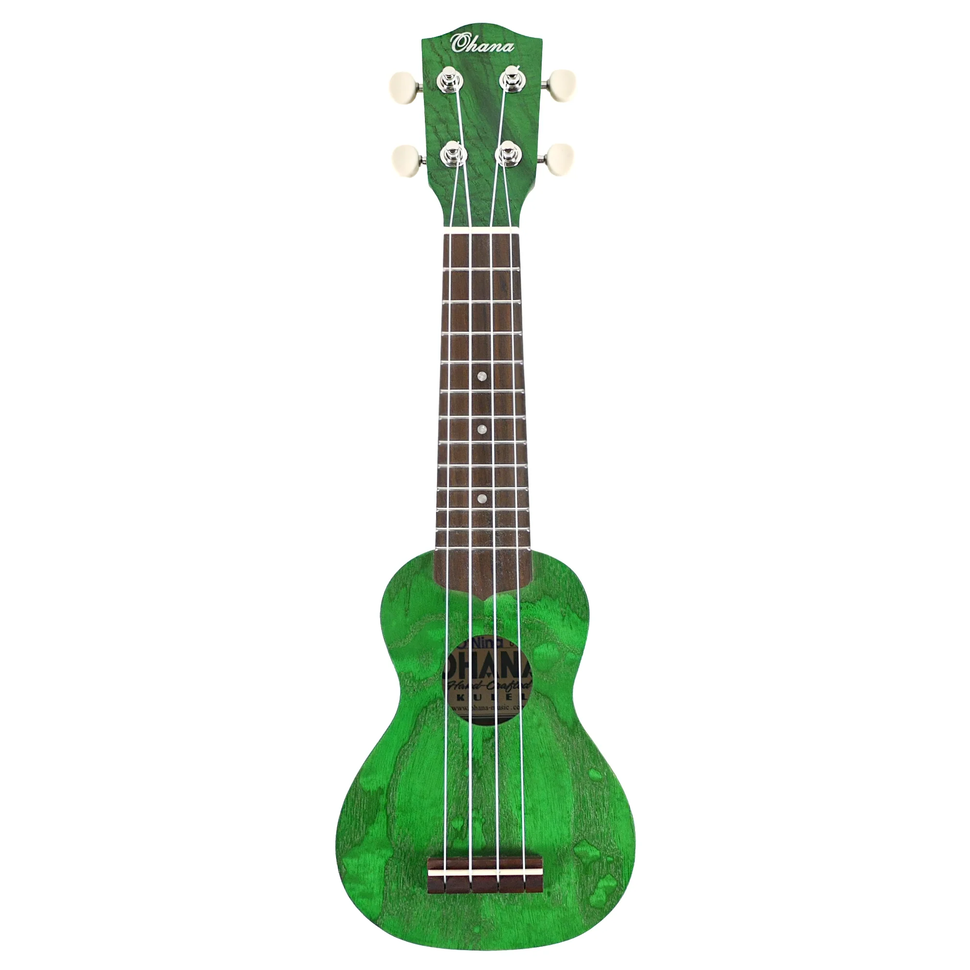 Ohana O'Nina Green Willow Sopranissimo Ukulele - Image 4