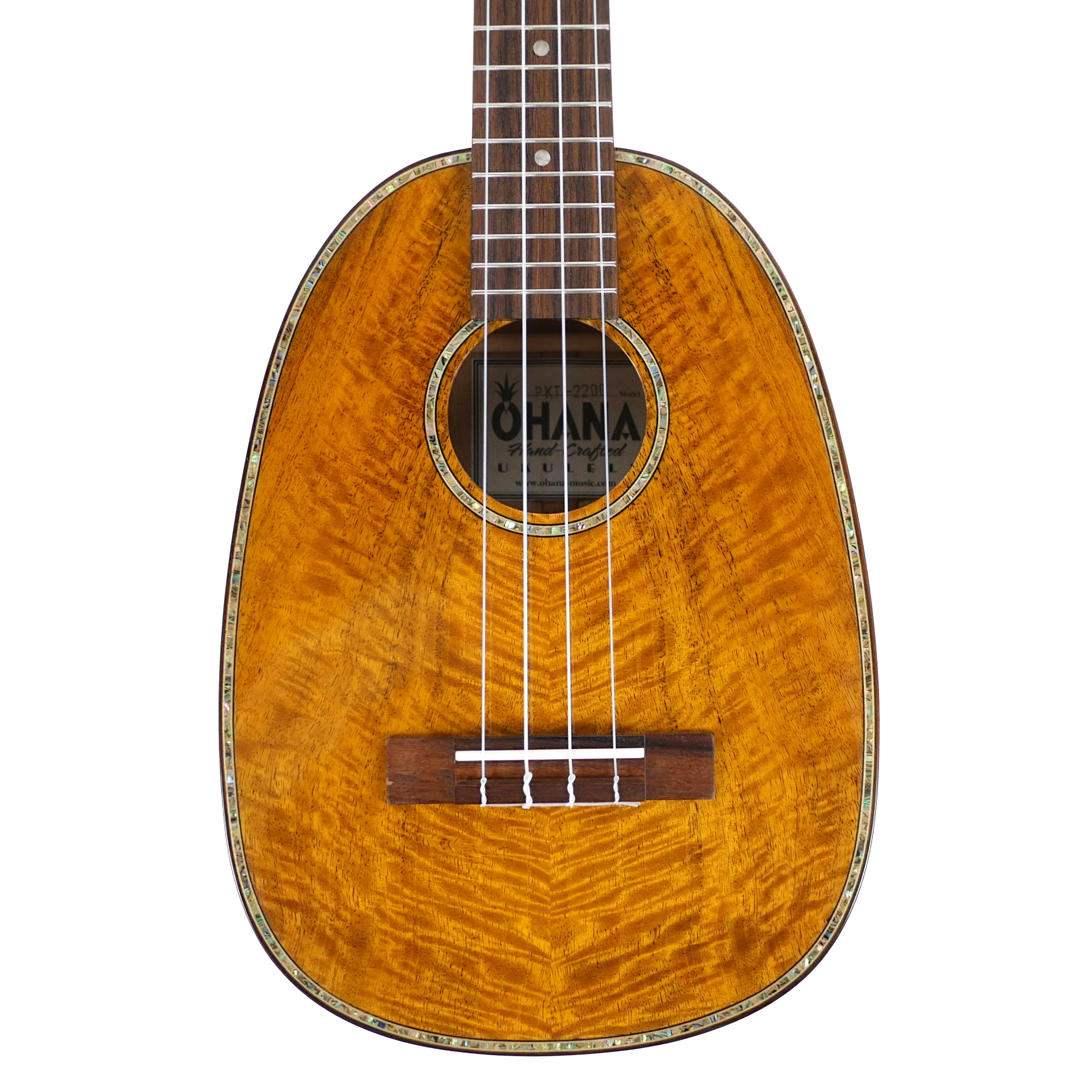 Ohana PKT-220G Solid Mango Pineapple Tenor Ukulele