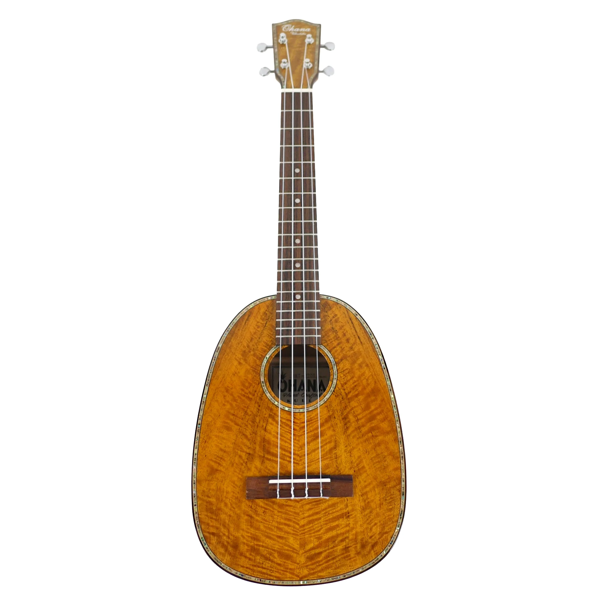Ohana PKT-220G Solid Mango Pineapple Tenor Ukulele - Image 4