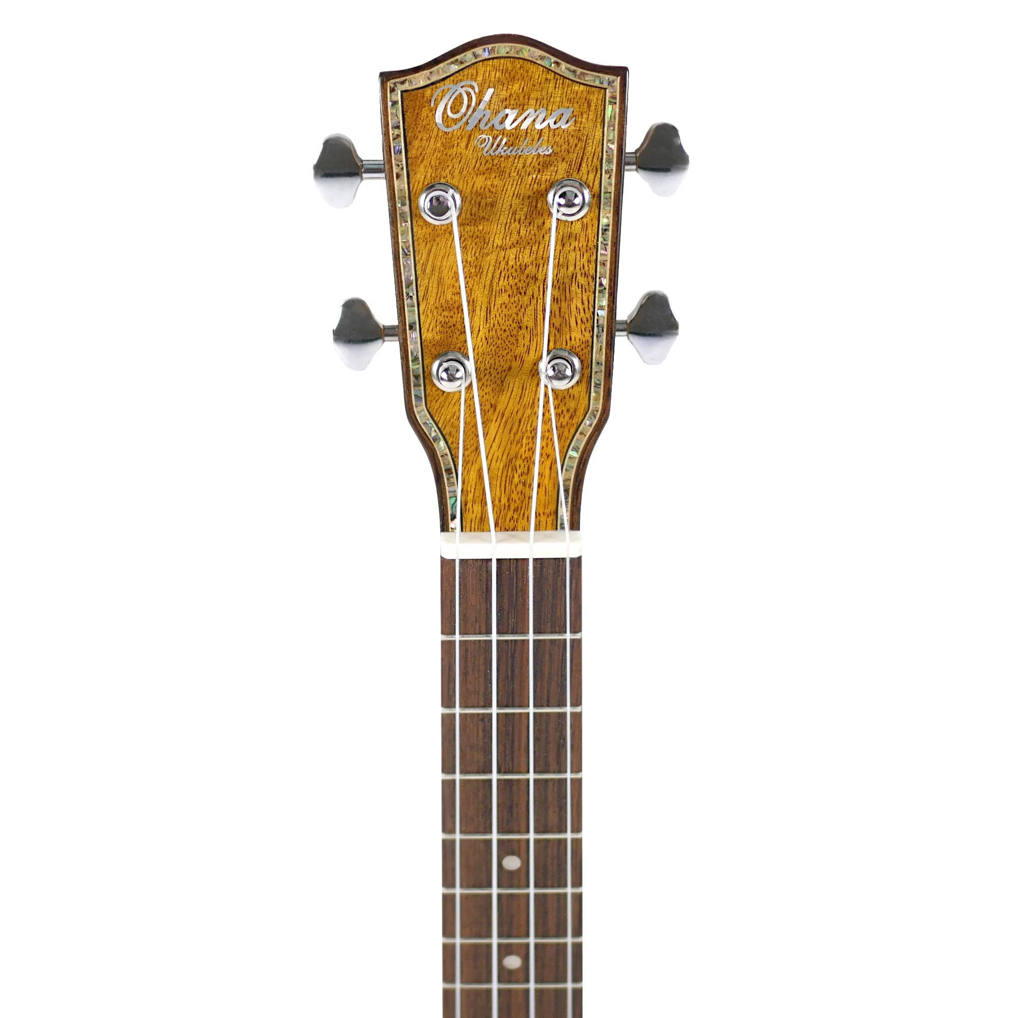 Ohana PKT-220G Solid Mango Pineapple Tenor Ukulele - Image 5