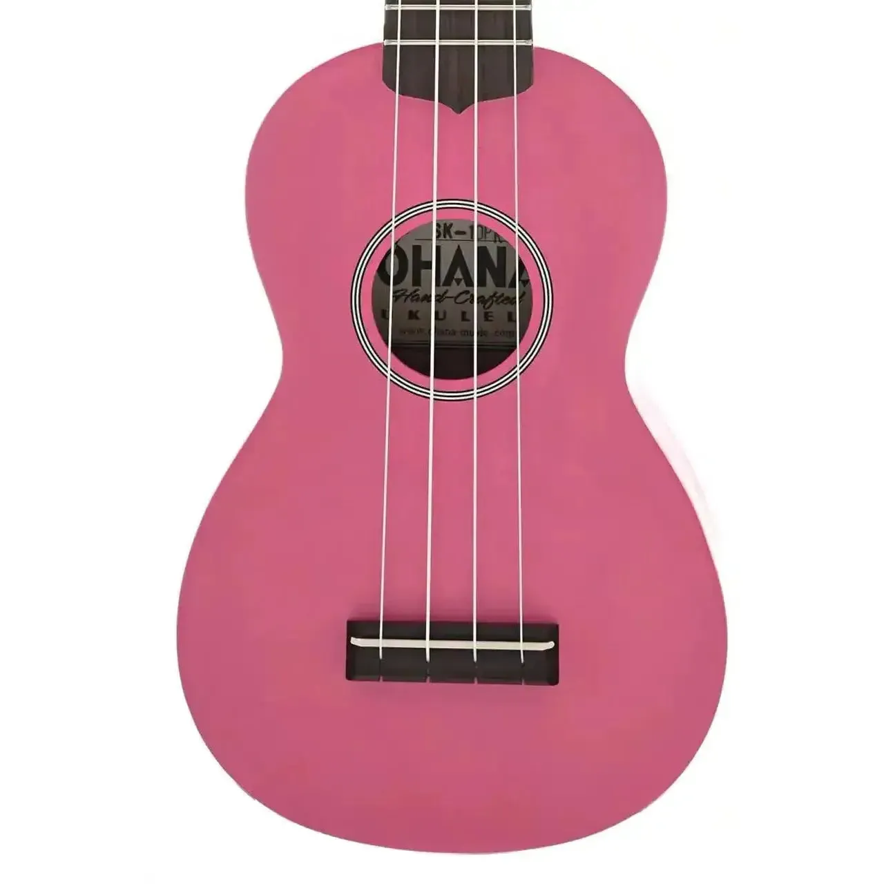 Ohana SK-10-PK Pink Mahogany Soprano Ukulele