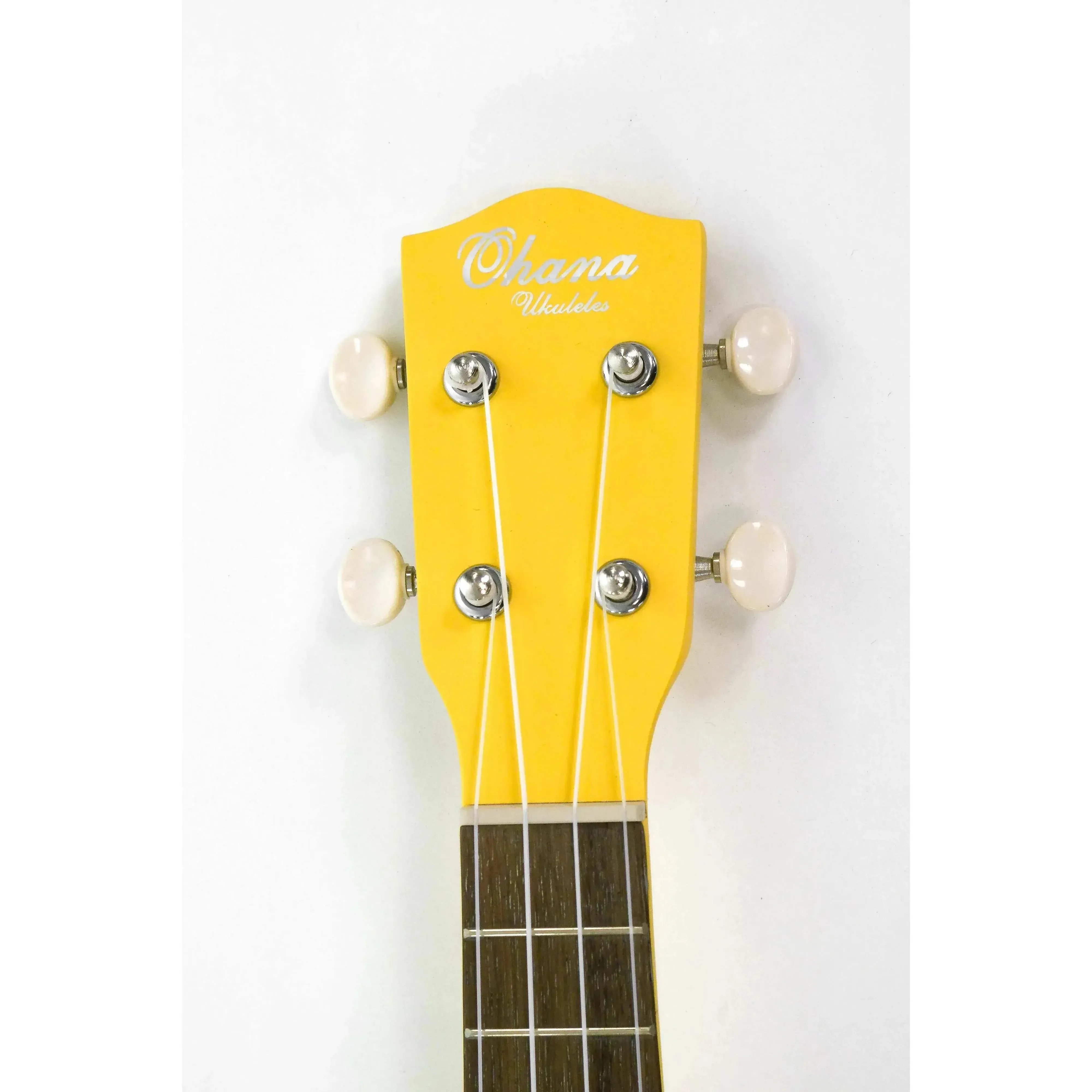 Ohana SK-10-YL Yellow Mahogany Soprano Ukulele - Image 5
