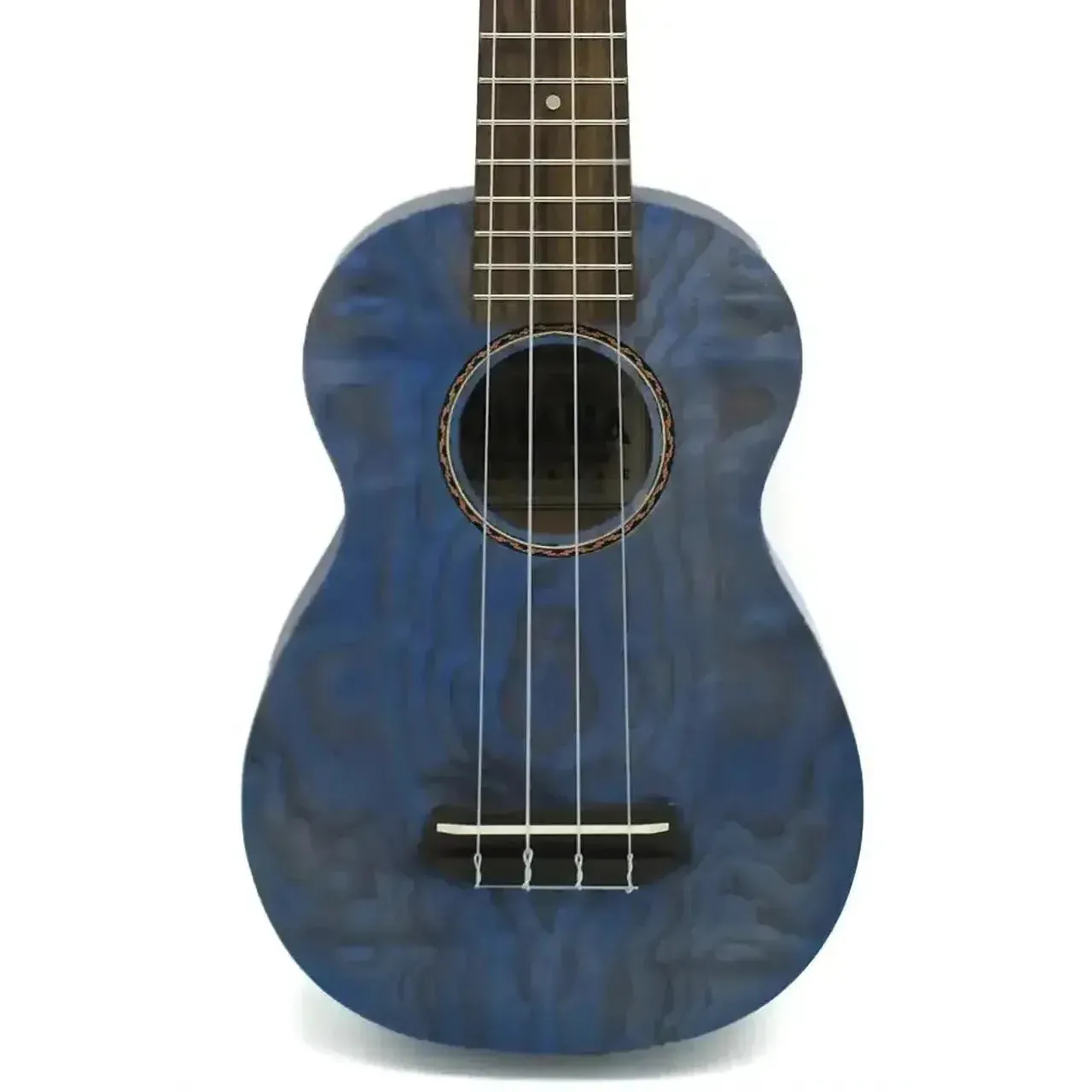 Ohana SK-15W-BL Blue Willow Soprano Ukulele