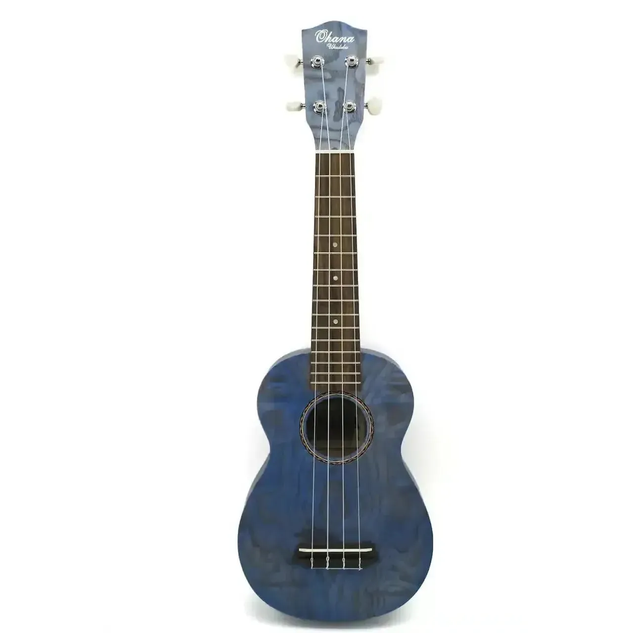 Ohana SK-15W-BL Blue Willow Soprano Ukulele - Image 3