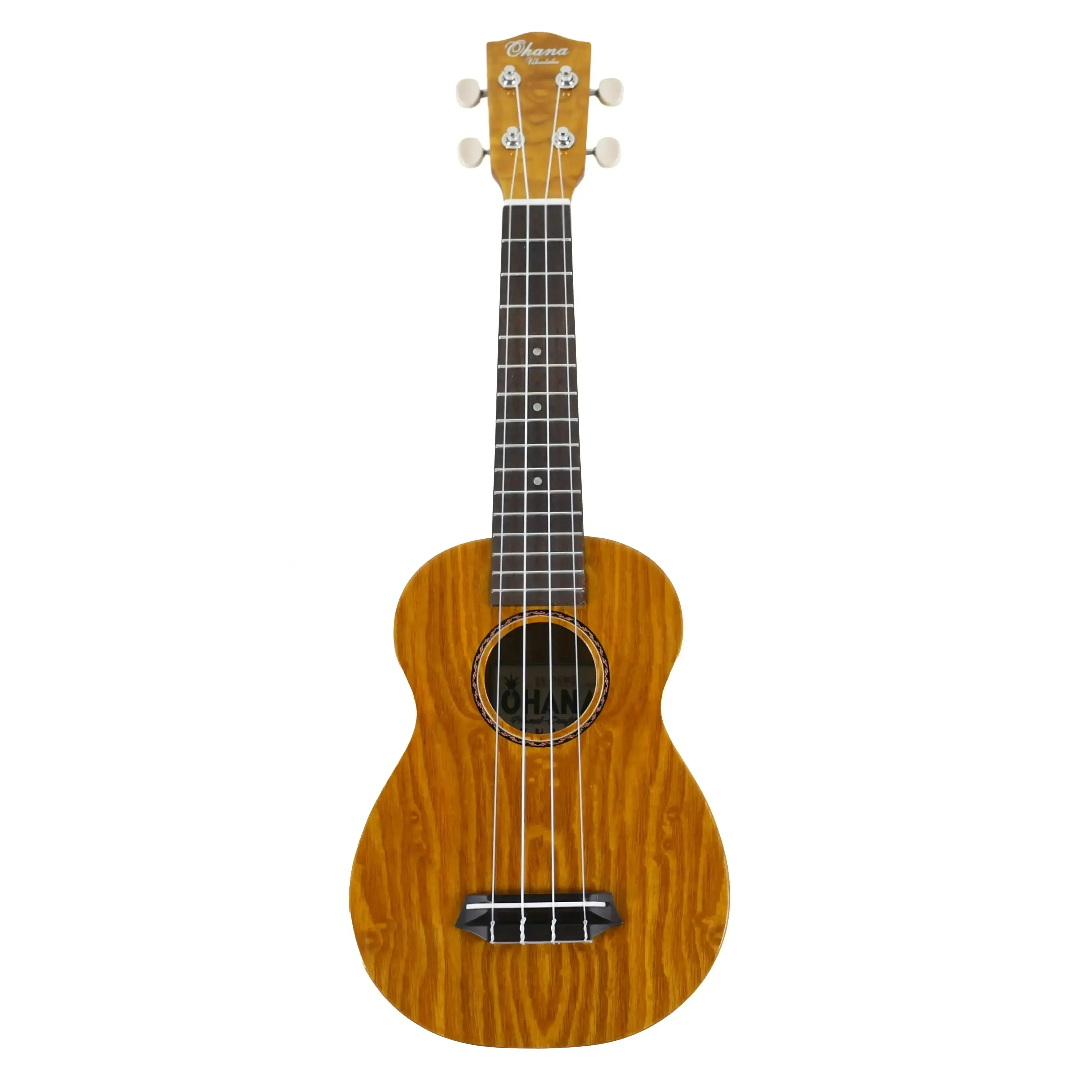 Ohana SK-15WG Gloss Willow Soprano Ukulele - Image 4