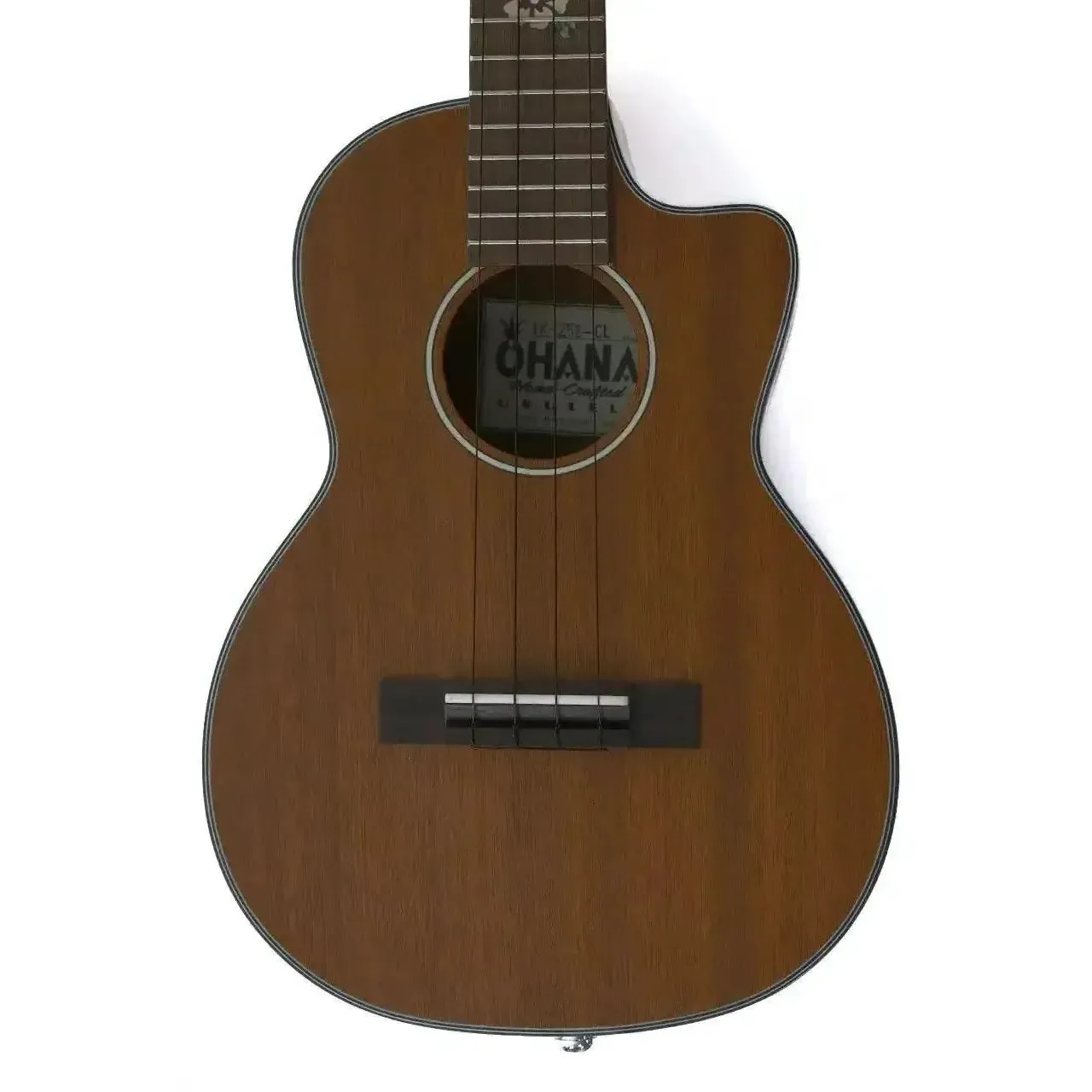 Ohana TK-25CE-CL Cynthia Lin Solid Mahogany Top Tenor Ukulele