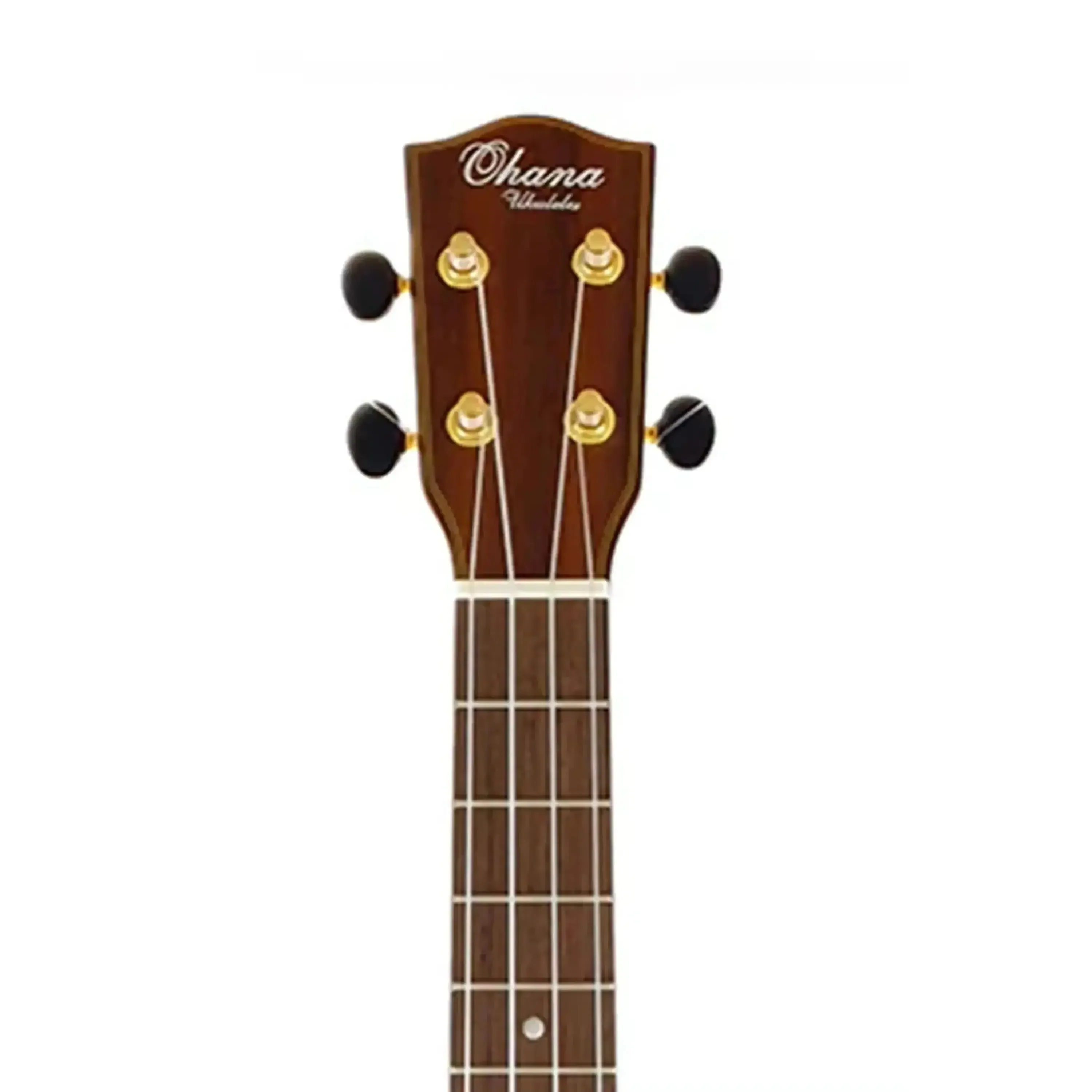 Ohana TK-270G Gloss Solid Acacia Tenor Ukulele - Image 4