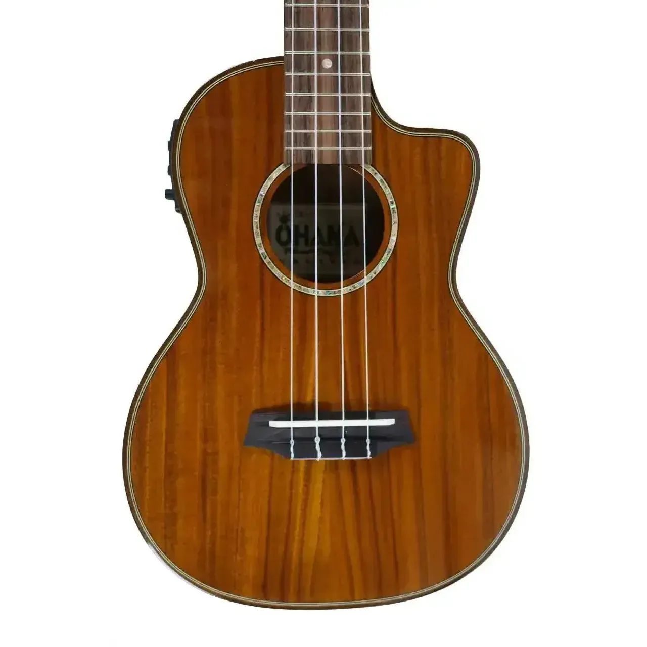 Ohana TK-270GCE Solid Acacia Tenor Ukulele w/ Pickup