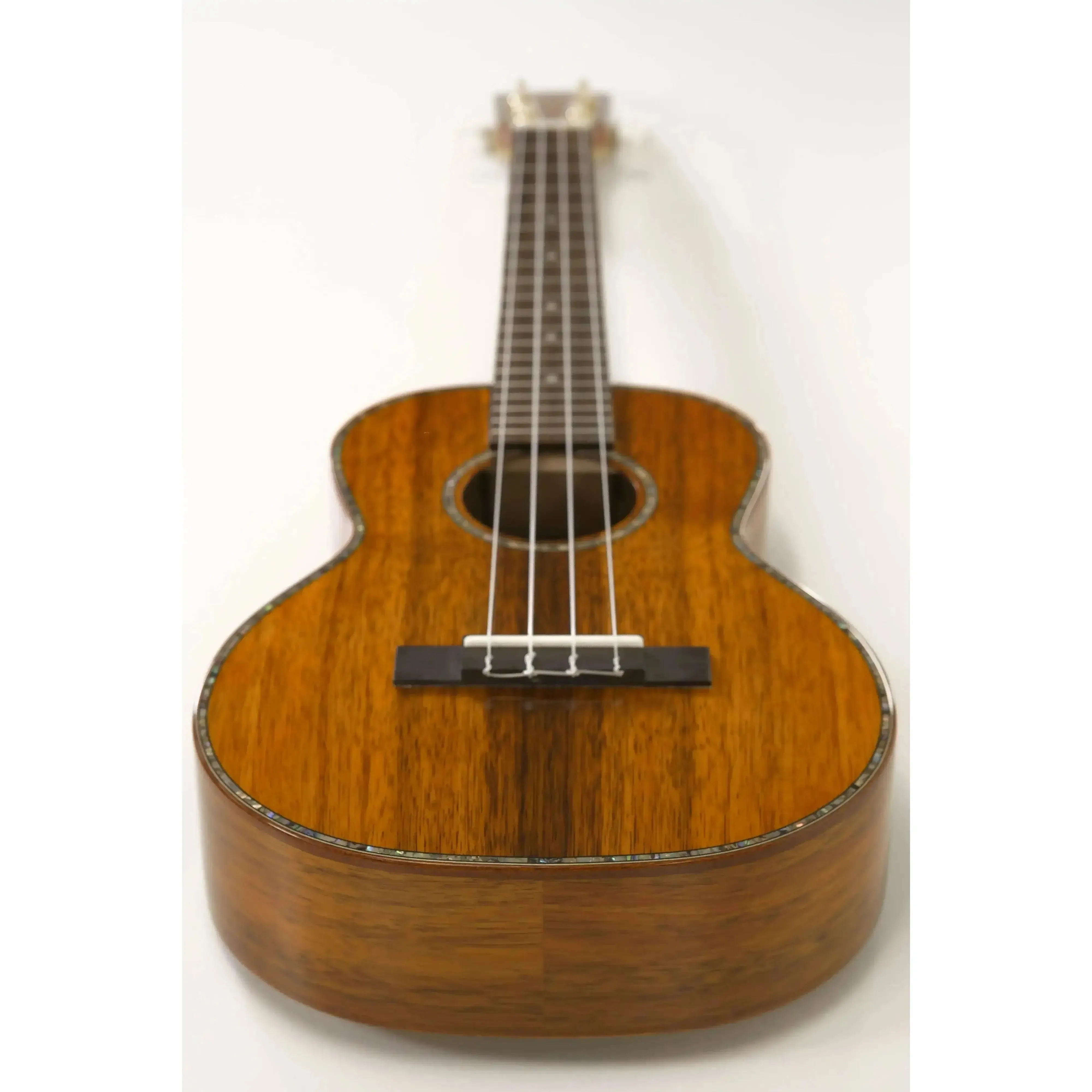 Ohana TK-350G Gloss Solid Hawaiian Koa Tenor Ukulele - Image 4