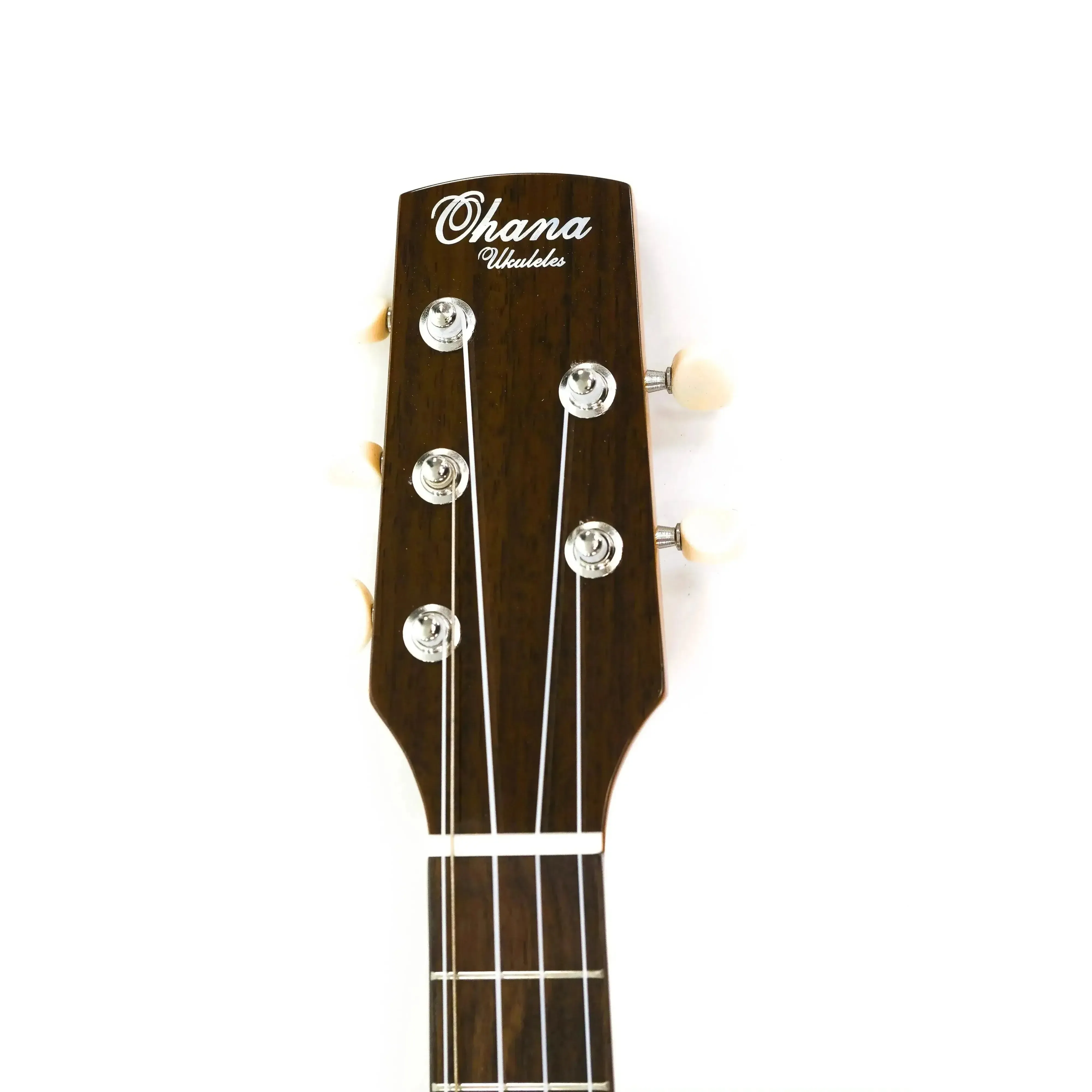 Ohana TK-35G-5 5 String Solid Mahogany Tenor Ukulele - Image 5