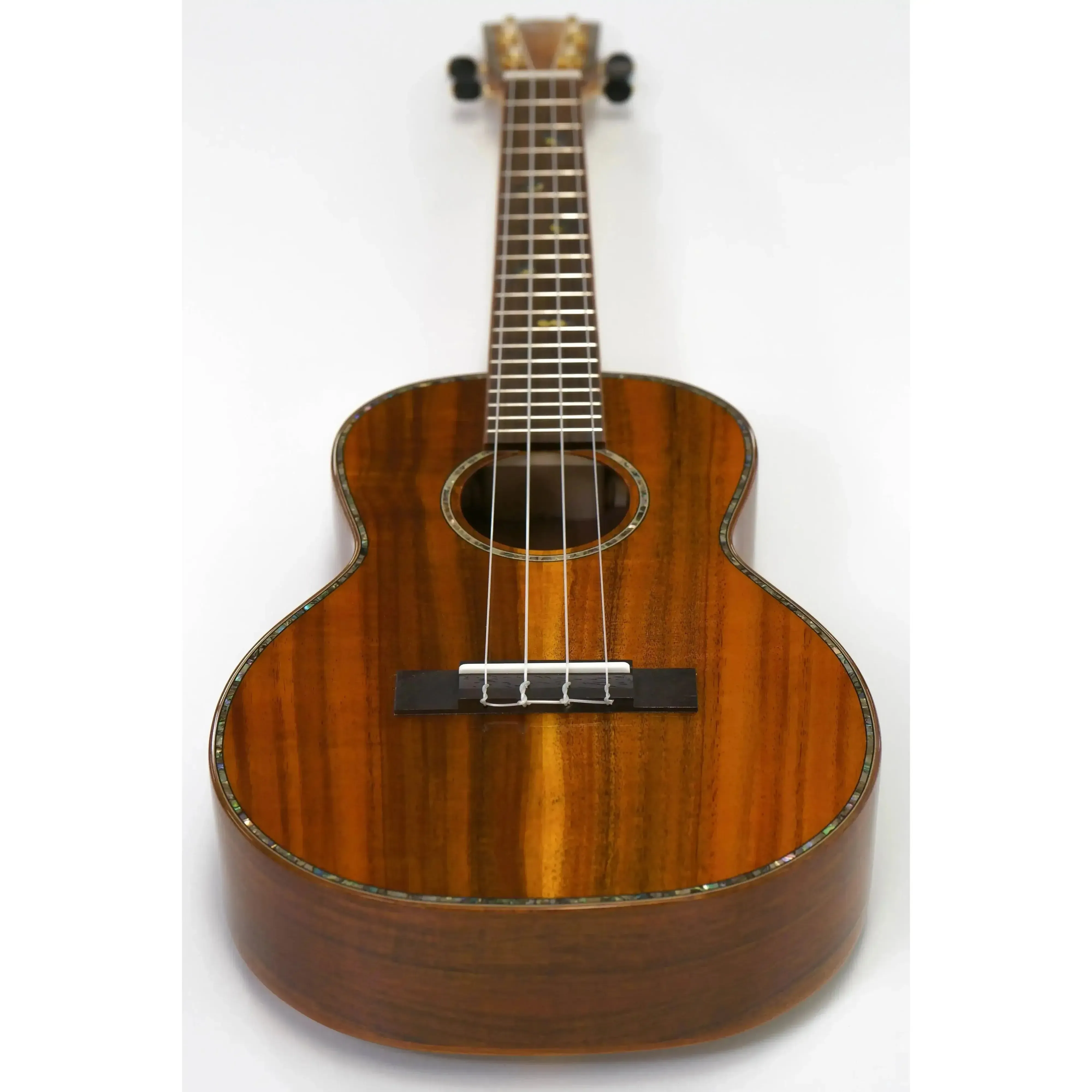 Ohana TK-370G Gloss Solid Hawaiian Koa Tenor Ukulele - Image 4