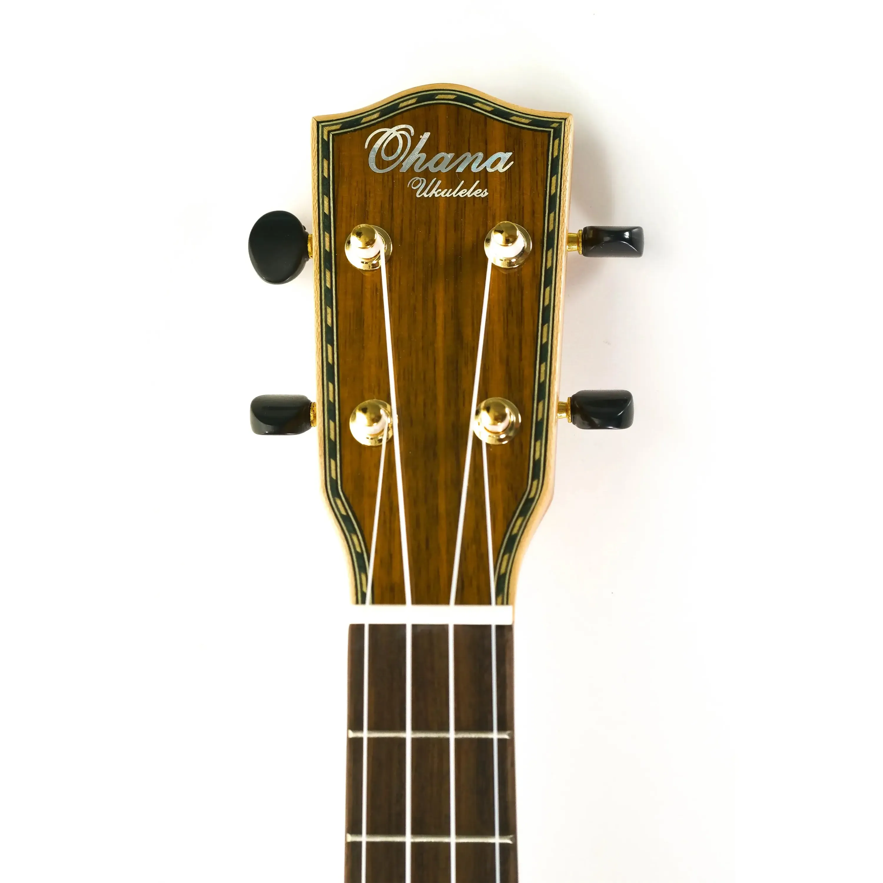 Ohana TK-43 Tenor Ukulele Solid Burled Redwood & Rosewood - Limited Edition - Image 4