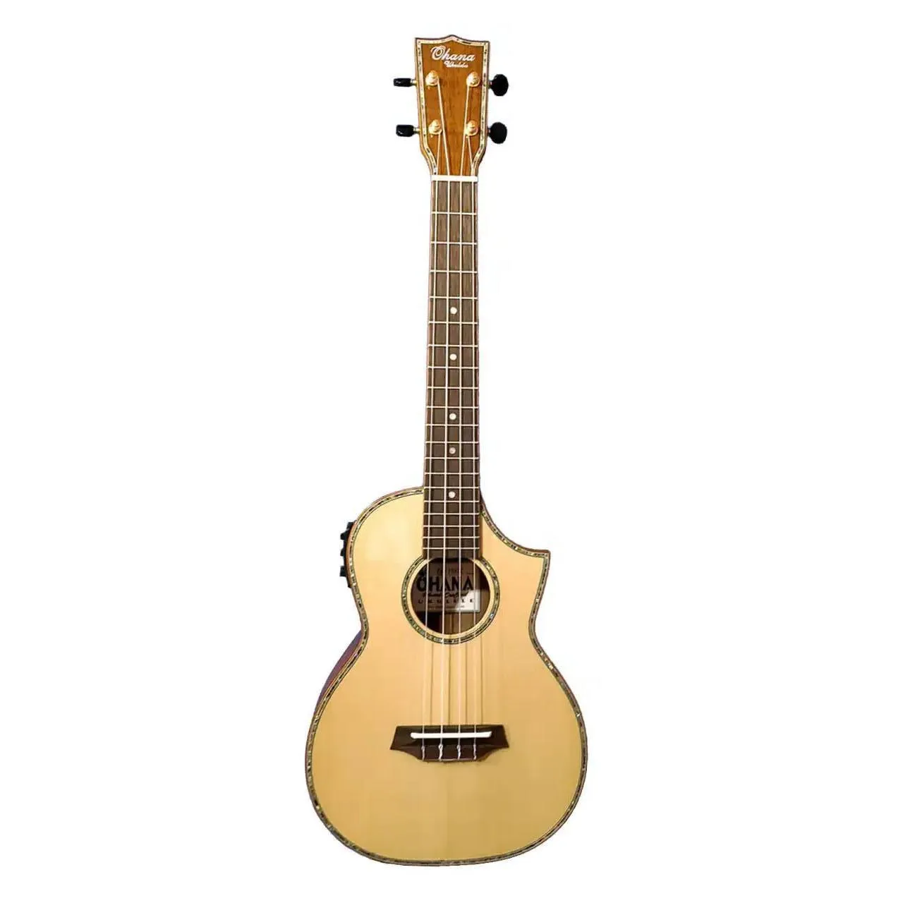 Ohana TK-70KCE Limited Edition Tenor Ukulele w/ EQ - Image 3