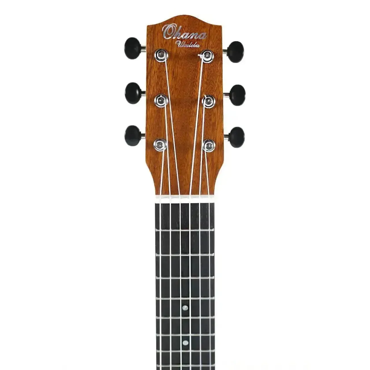 Ohana TKGL-20E Solid Mahogany Top 6-String Guitarlele w/ Pickup - A To A Tuning - Image 6