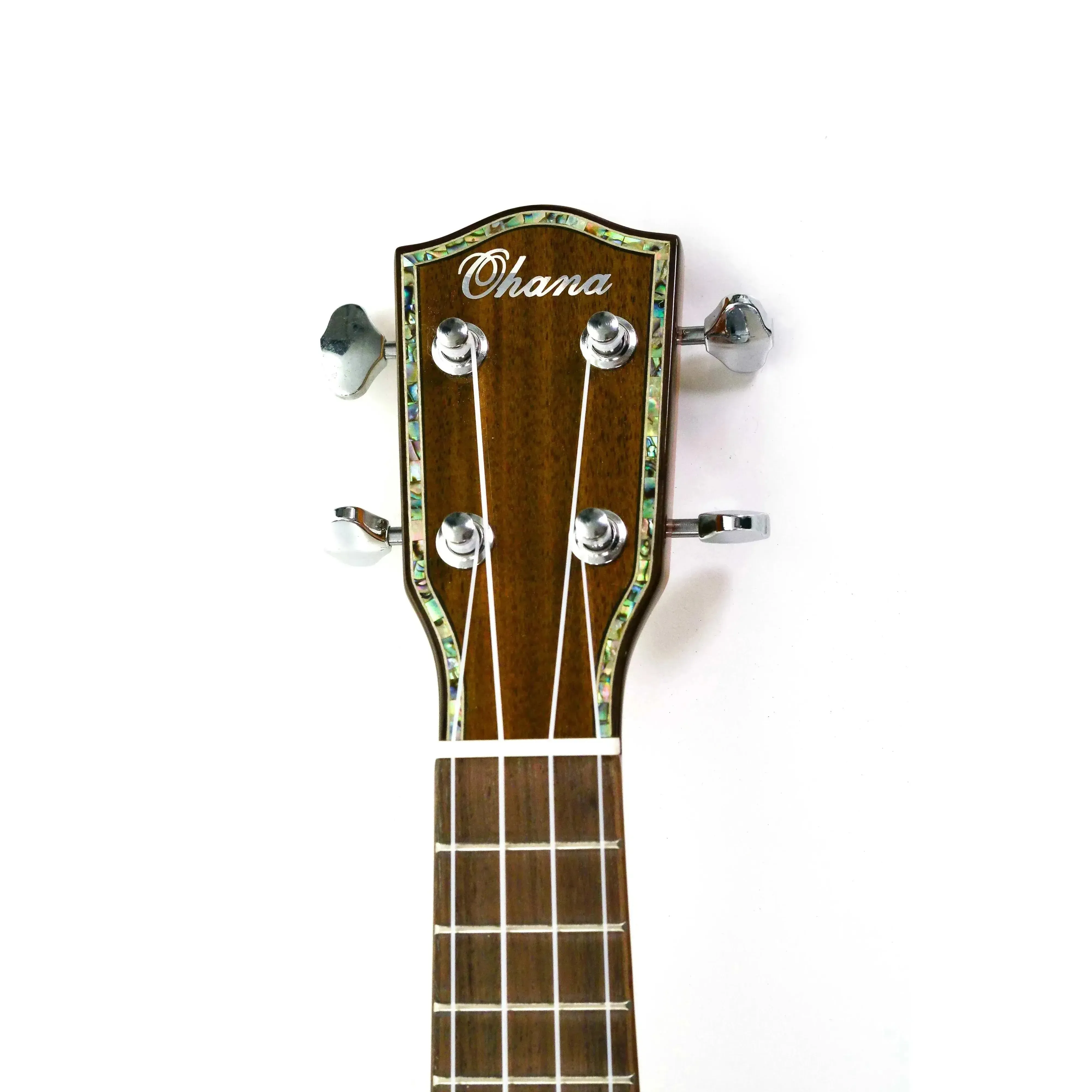 Ohana TTPK-70G Solid Spruce & Mahogany Pineapple Sopranissimo Ukulele - Image 5