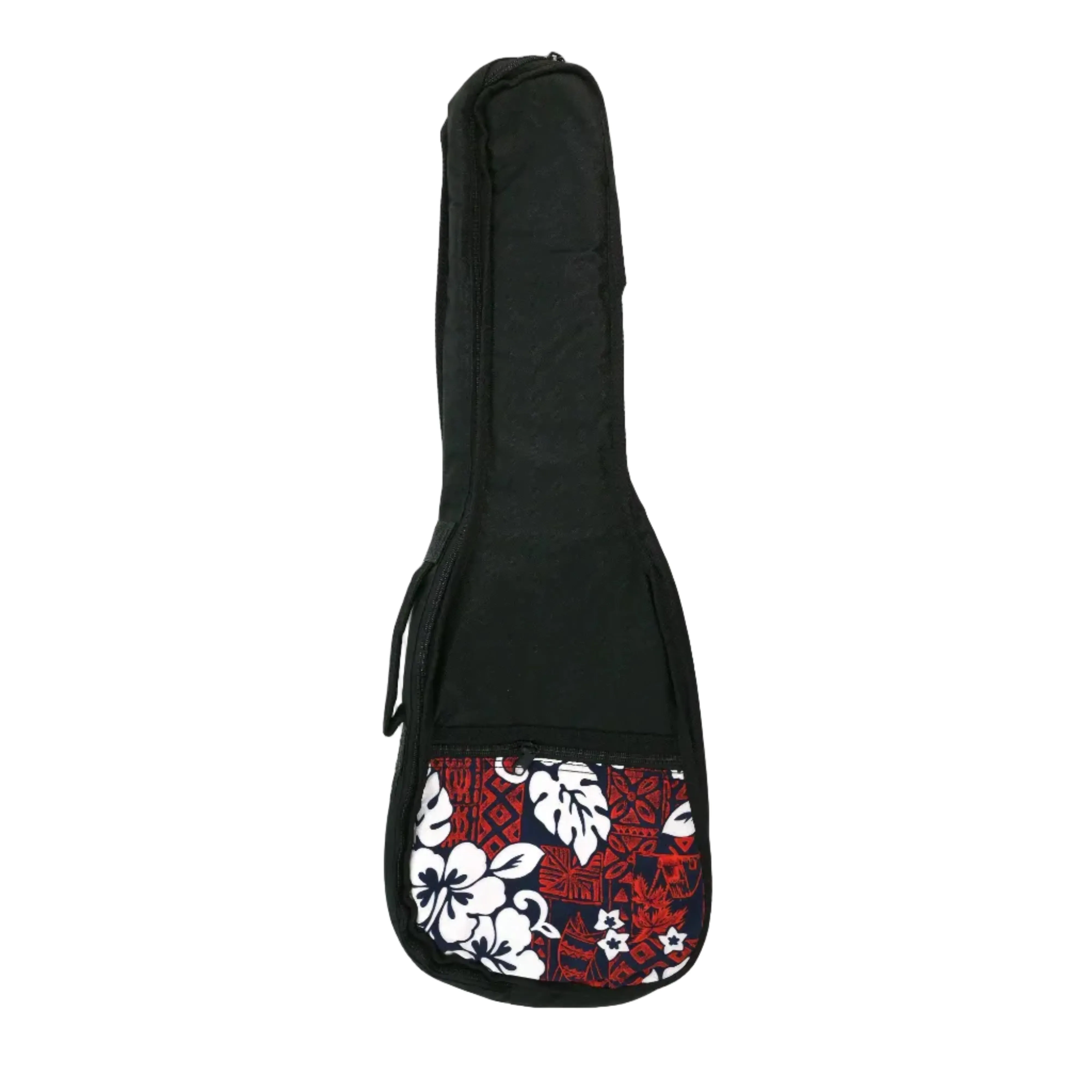 Ohana UB-24-RD Hawaiian Floral Print Ukulele Gigbag - CONCERT