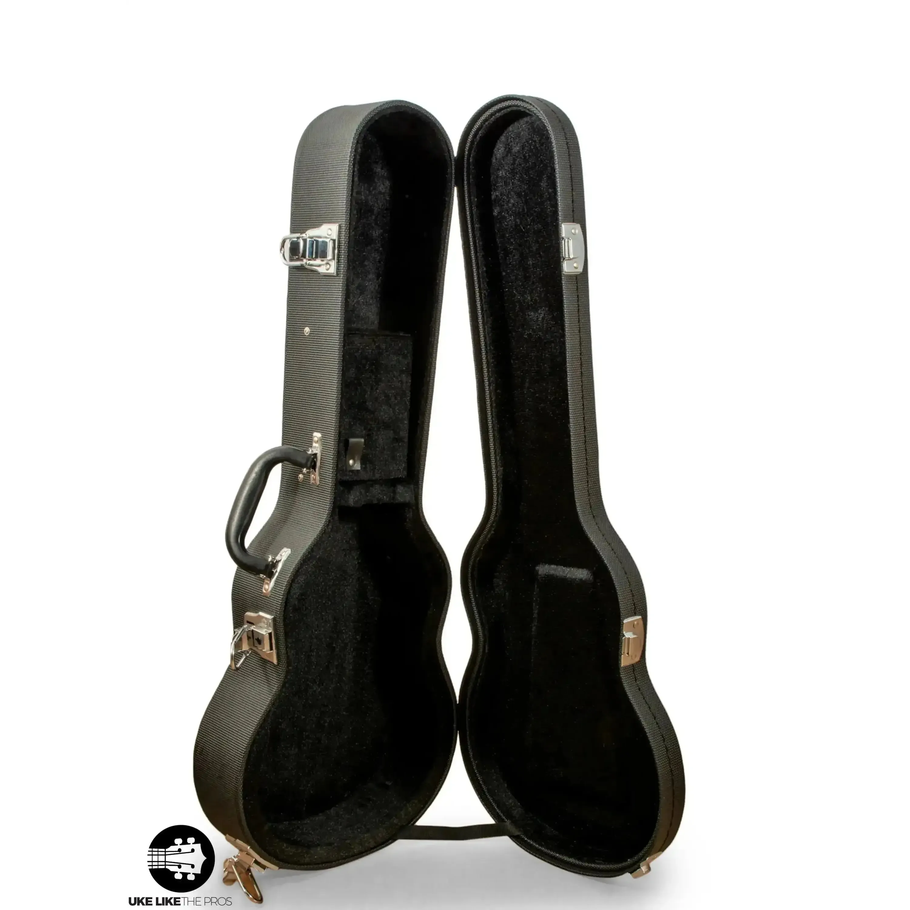 Ohana UCH-24 Black Ukulele Concert Hardshell Case - Image 5