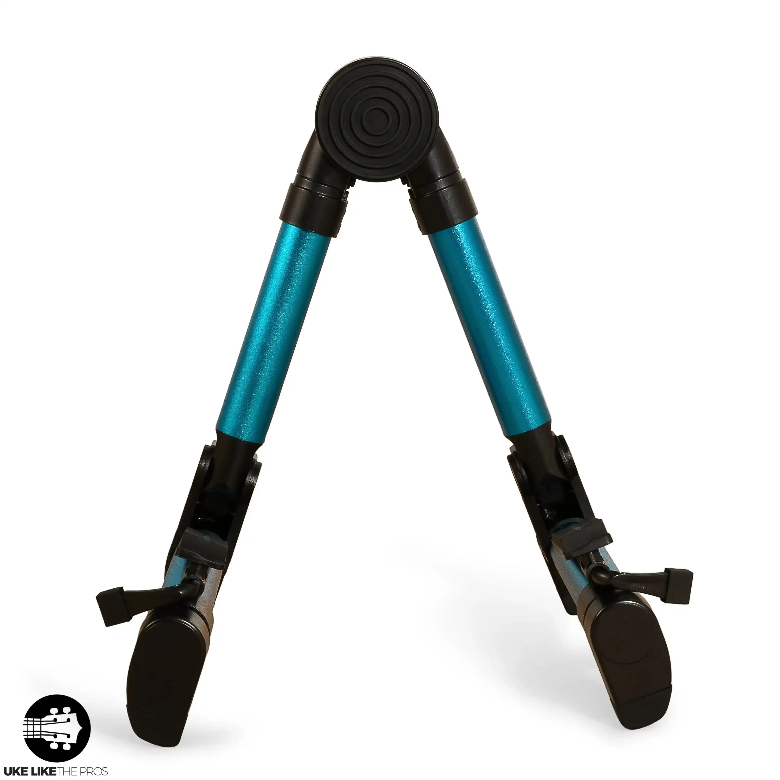 Ohana US-30 BL Lightweight A-Frame Blue Portable Uke Stand - BLUE - Image 6