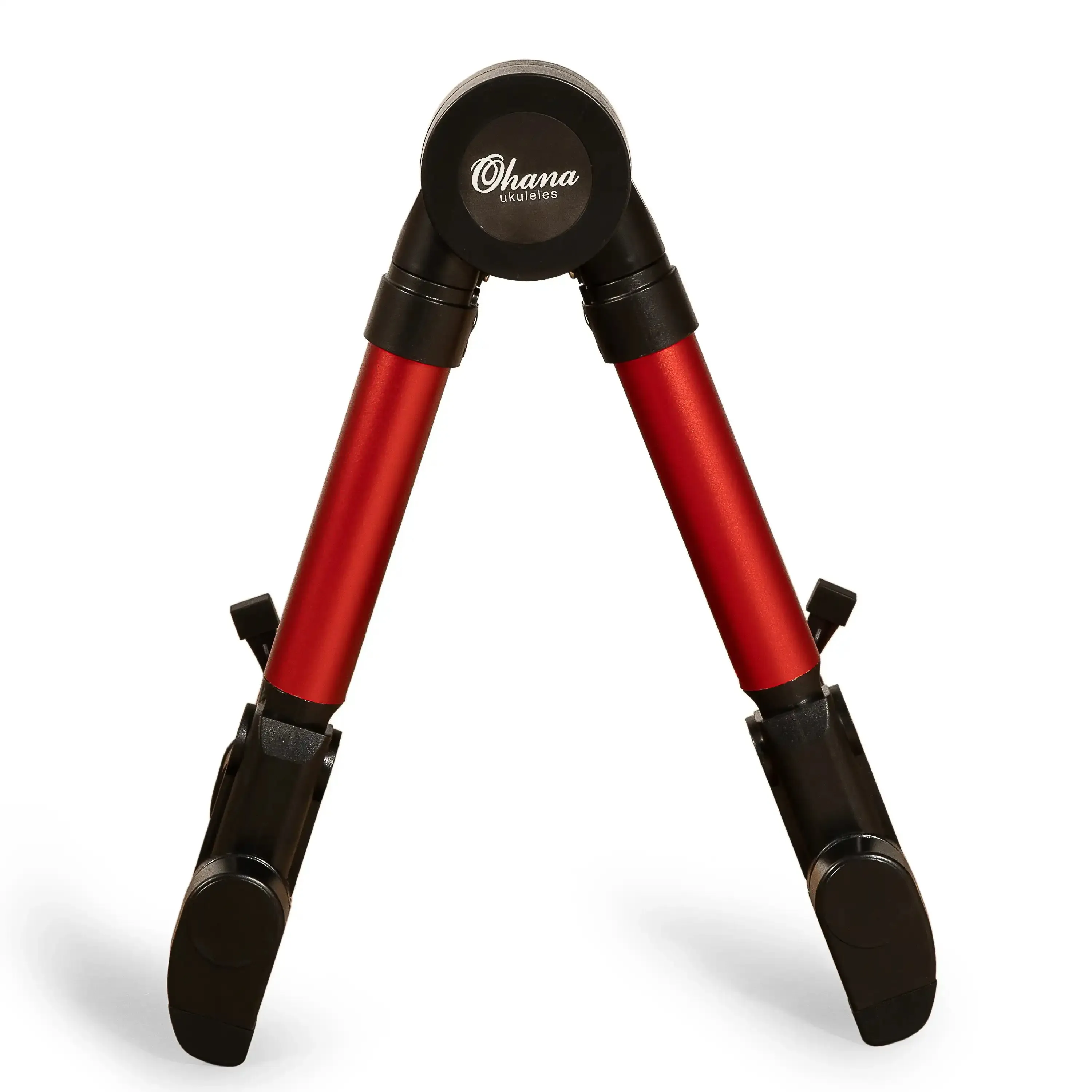 Ohana US-30 RD Lightweight A-Frame Red Portable Uke Stand - RED