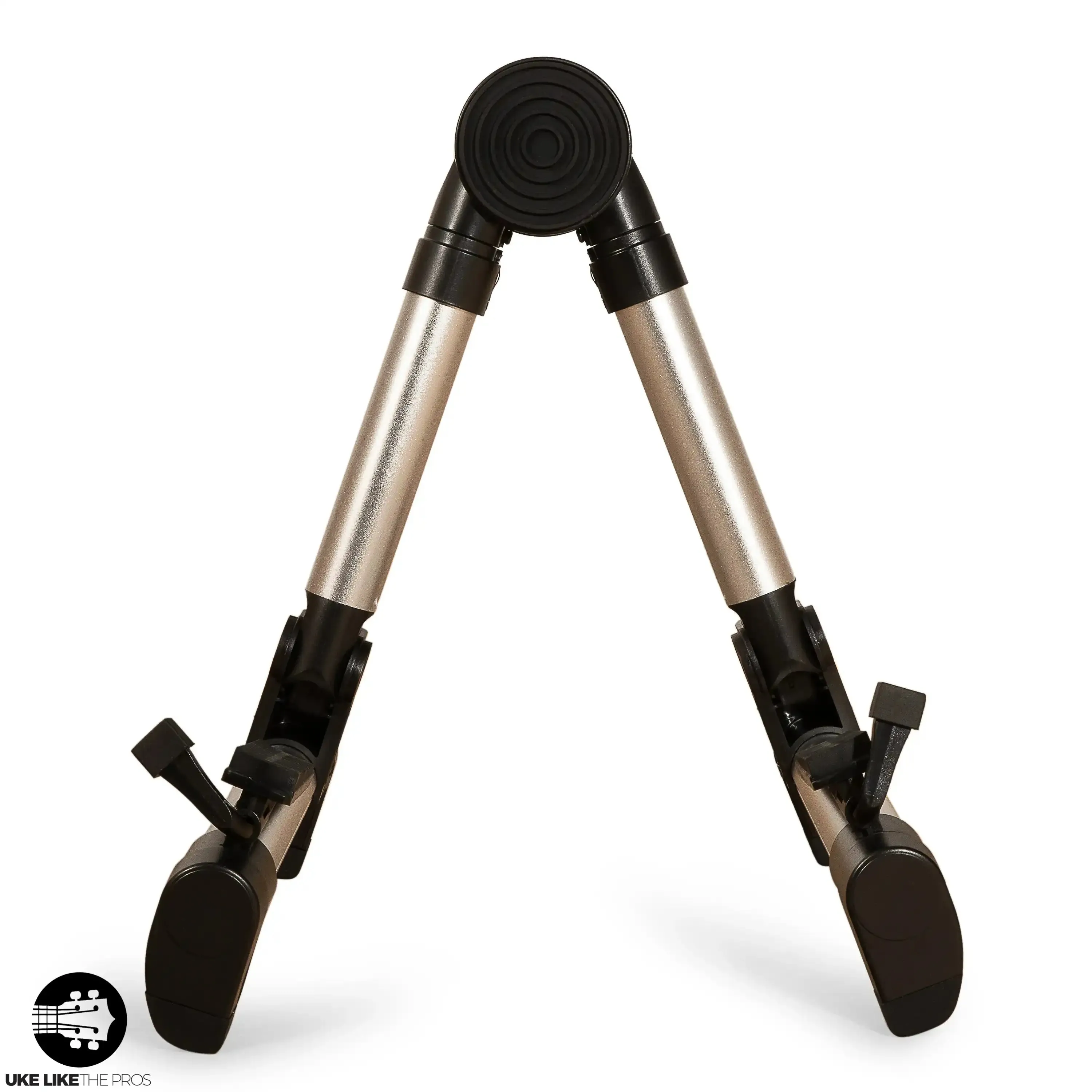 Ohana US-30 S Lightweight A-Frame Silver Portable Uke Stand - SILVER - Image 6