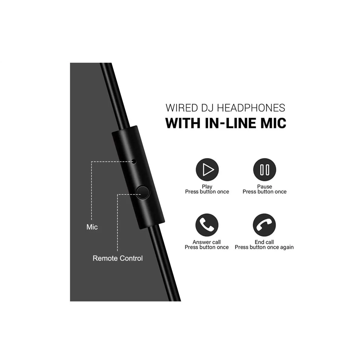 OneOdio Studio Pro 10 Headphones - Black - Image 3
